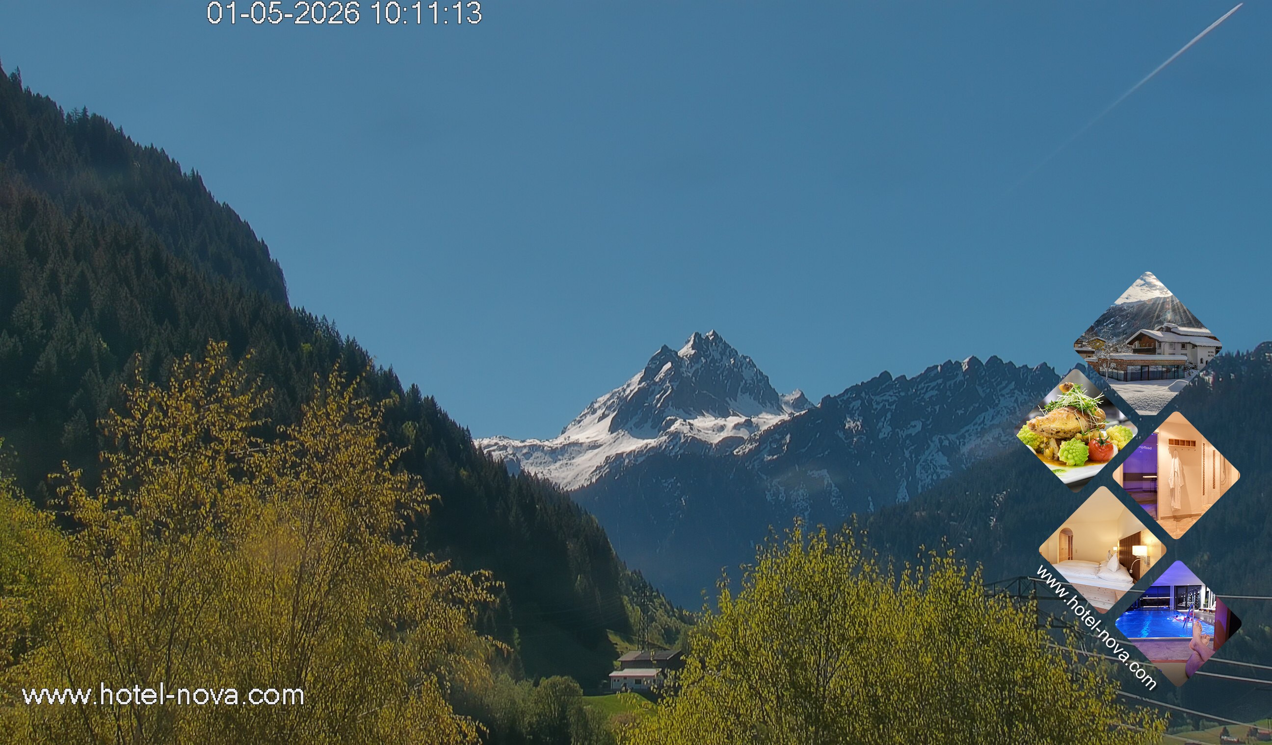 Archived image Webcam Valülla, Hotel Nova