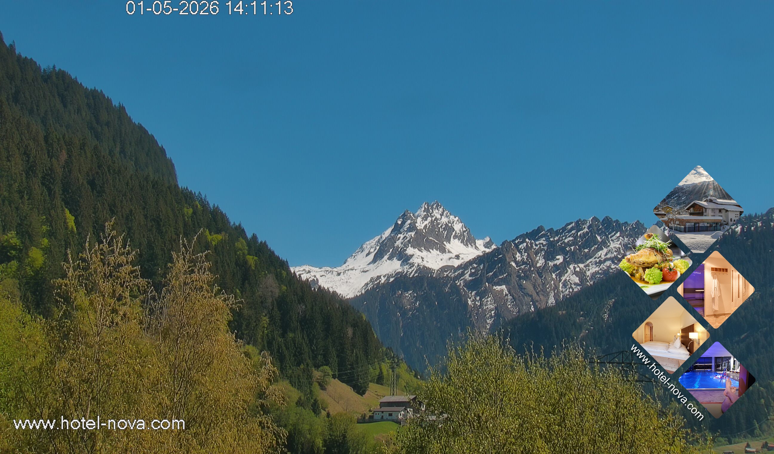 Archived image Webcam Valülla, Hotel Nova