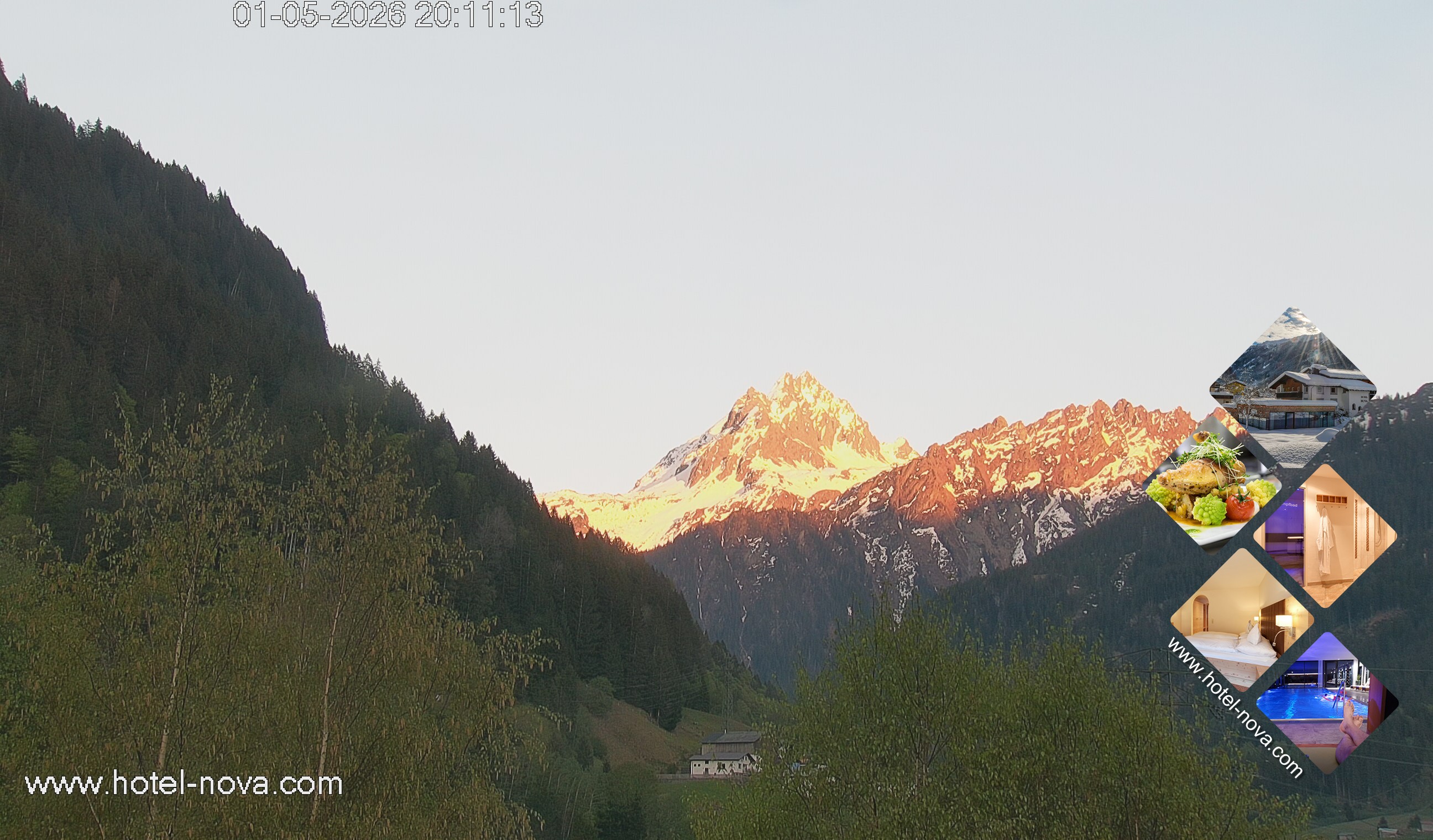 Archived image Webcam Valülla, Hotel Nova