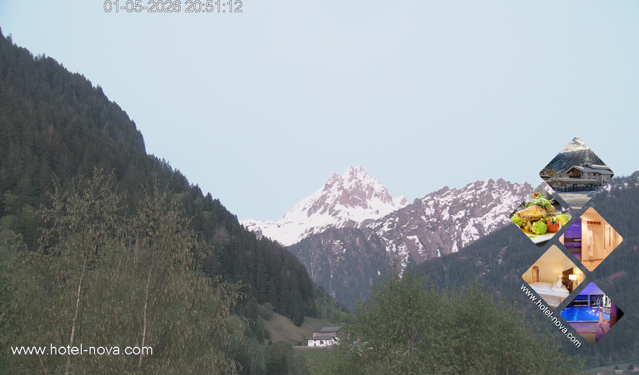 Archived image Webcam Valülla, Hotel Nova
