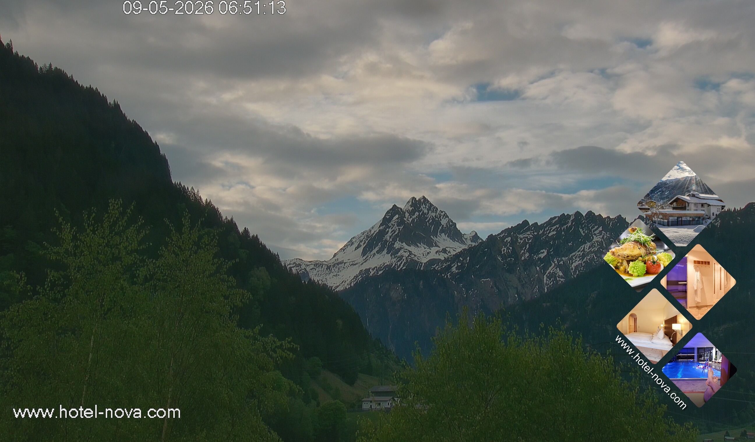 Archived image Webcam Valülla, Hotel Nova