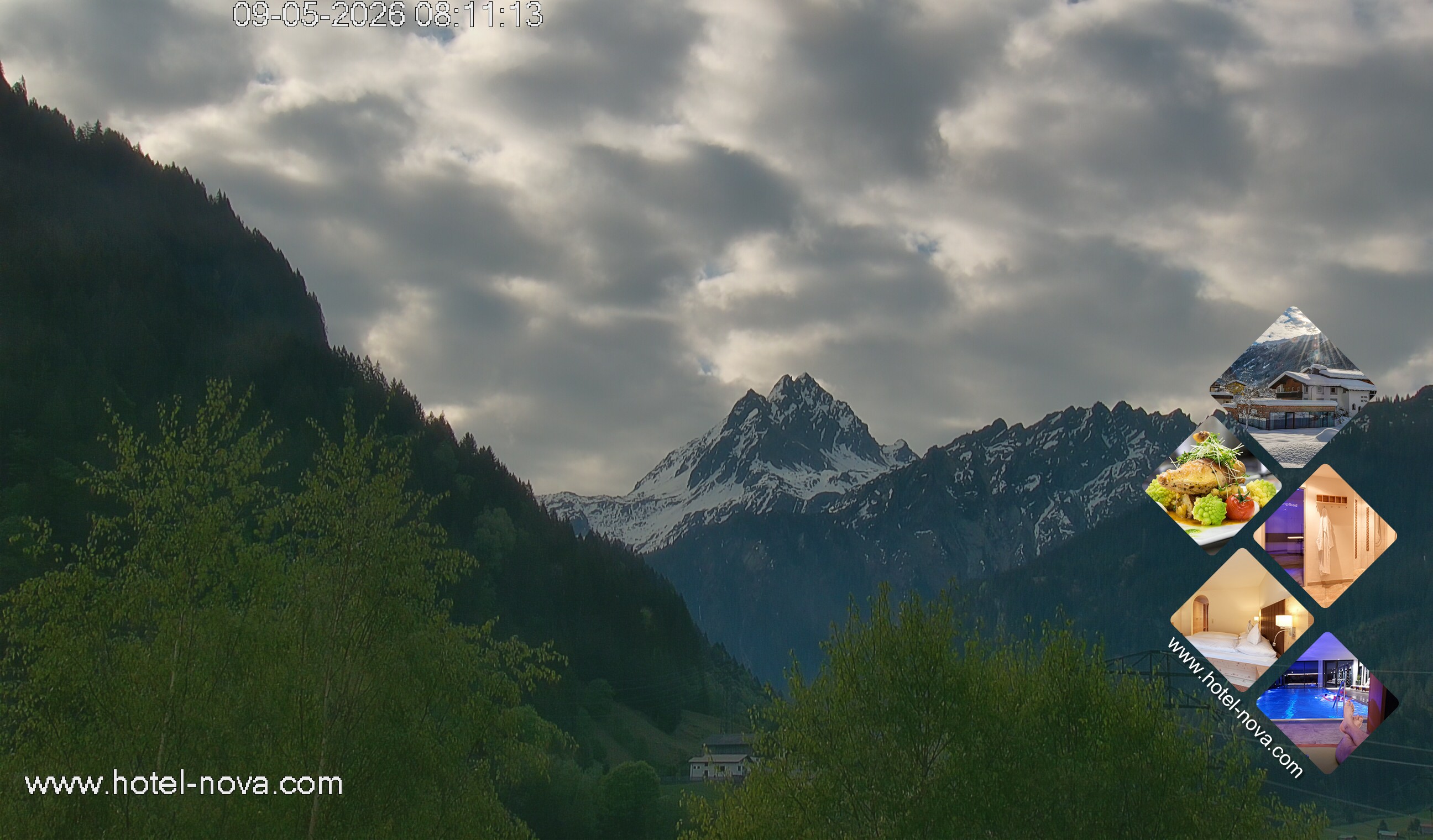 Archived image Webcam Valülla, Hotel Nova