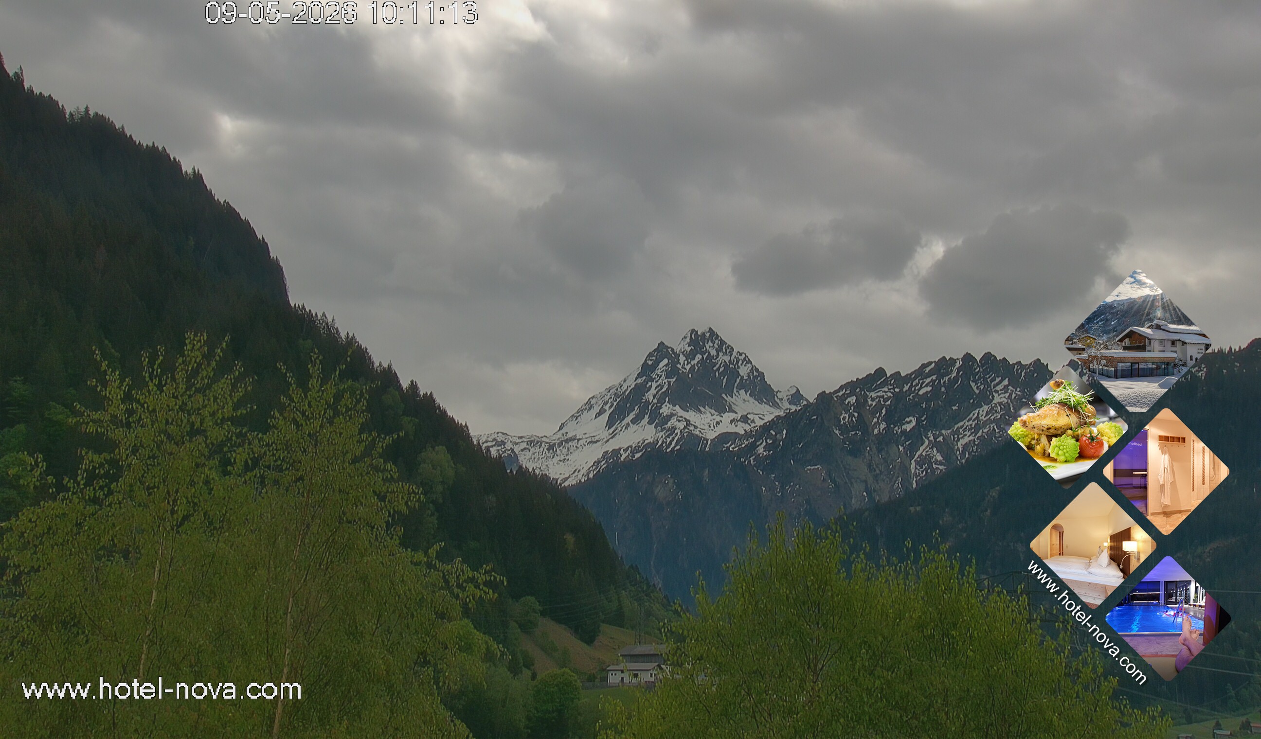 Archived image Webcam Valülla, Hotel Nova