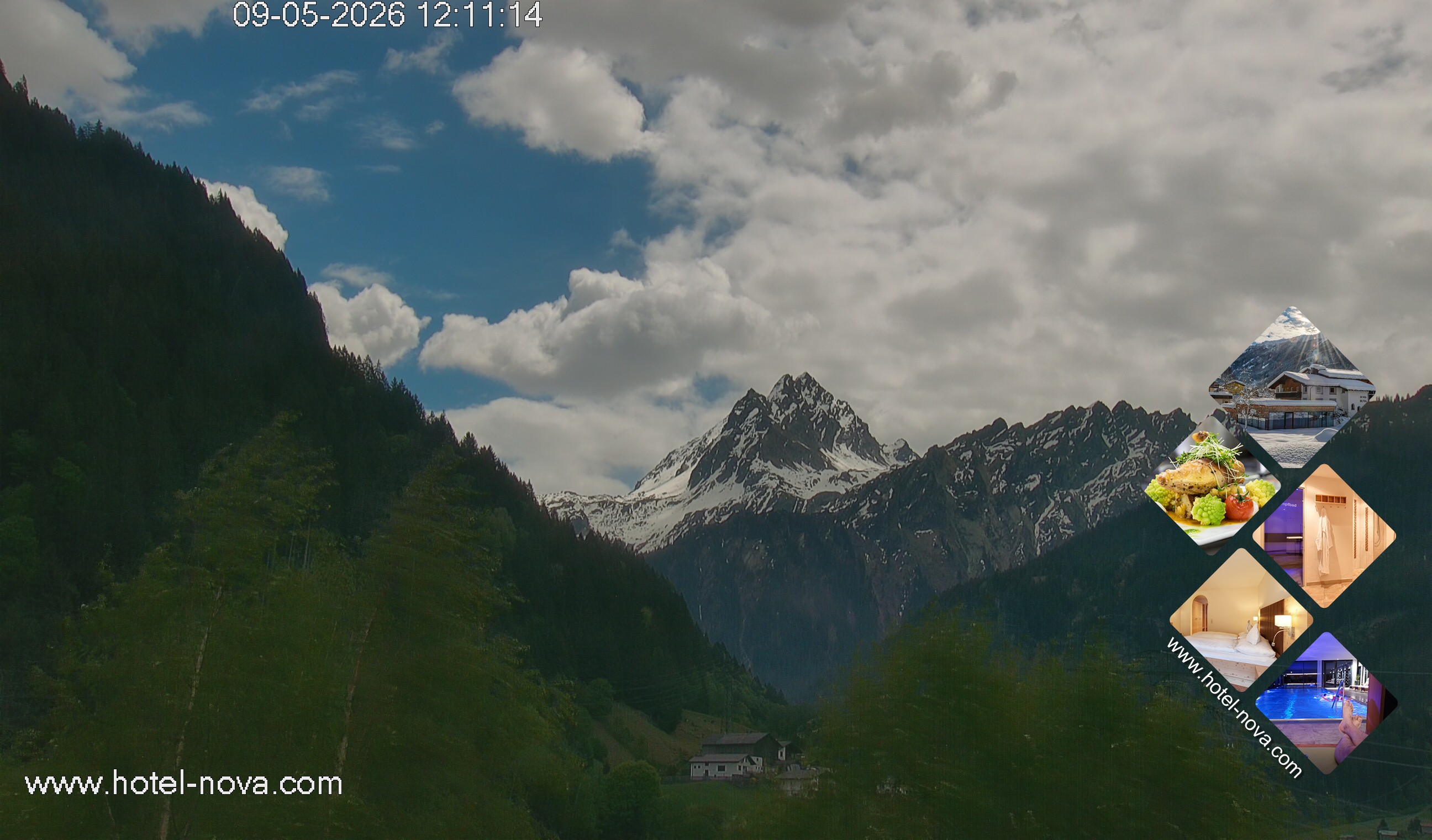 Archived image Webcam Valülla, Hotel Nova