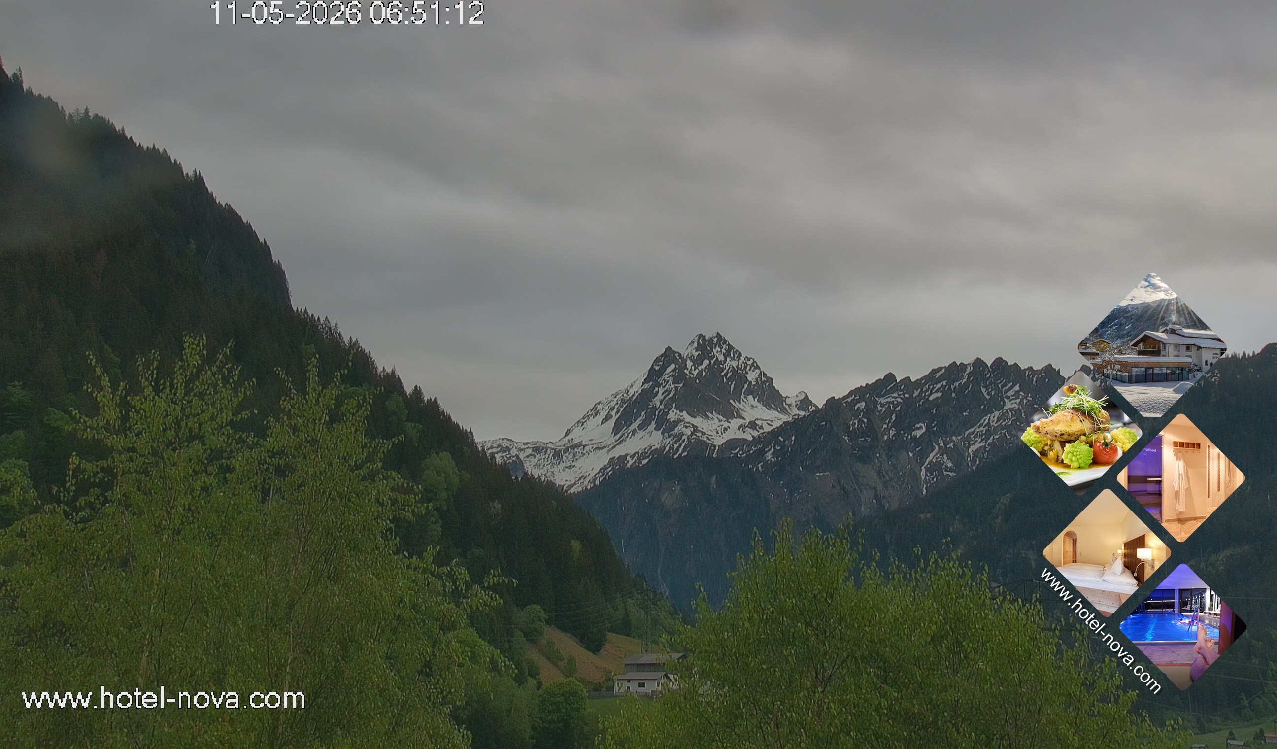 Archiv Foto Webcam Valülla, Silvretta Montafon