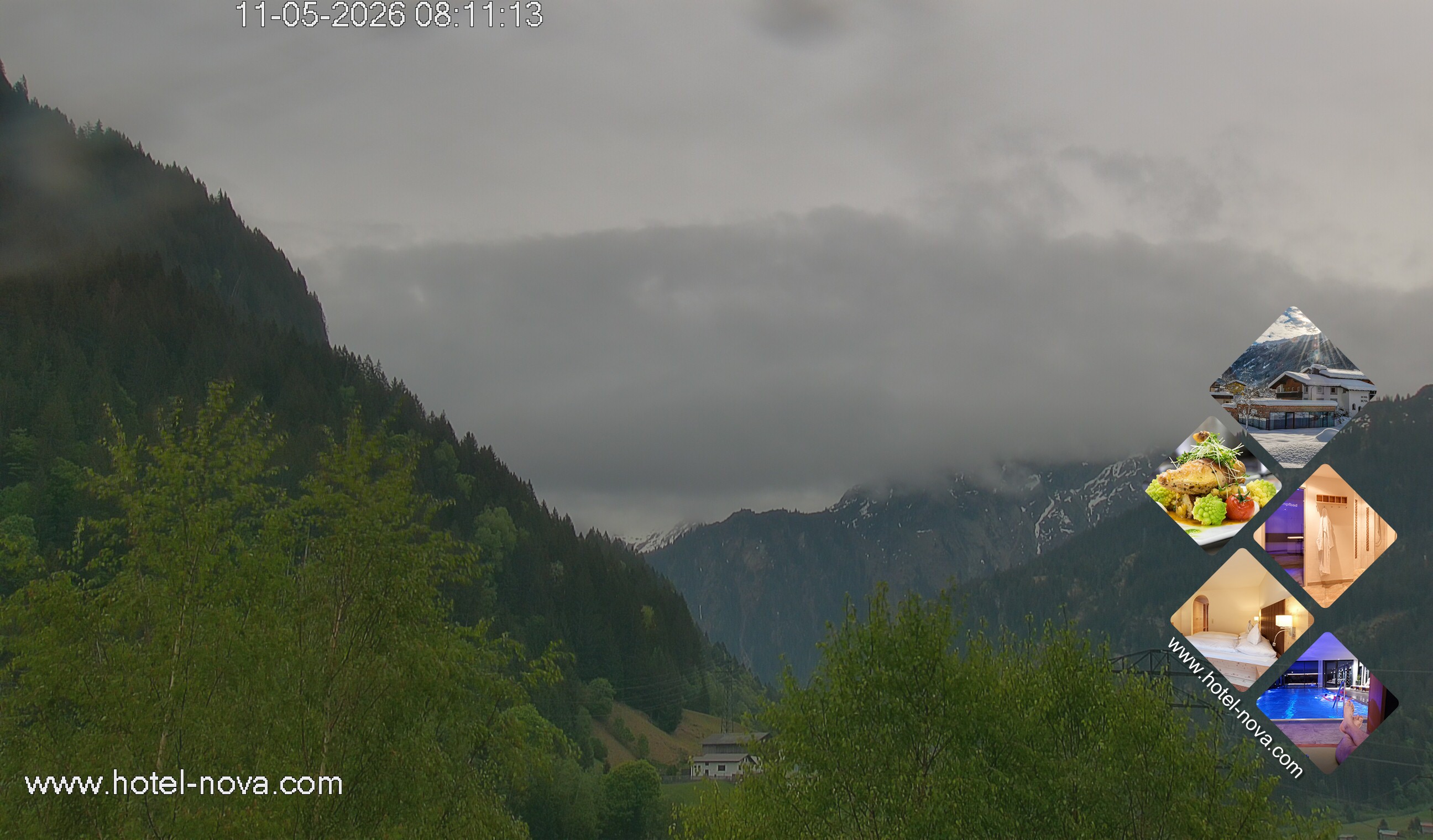 Archiv Foto Webcam Valülla, Silvretta Montafon