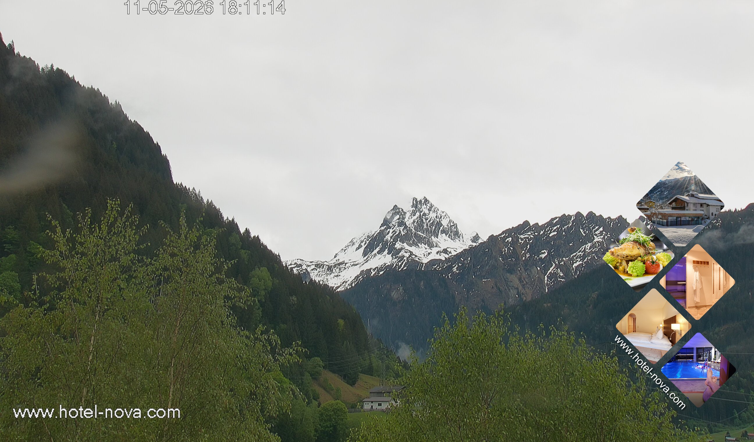 Archiv Foto Webcam Valülla, Silvretta Montafon