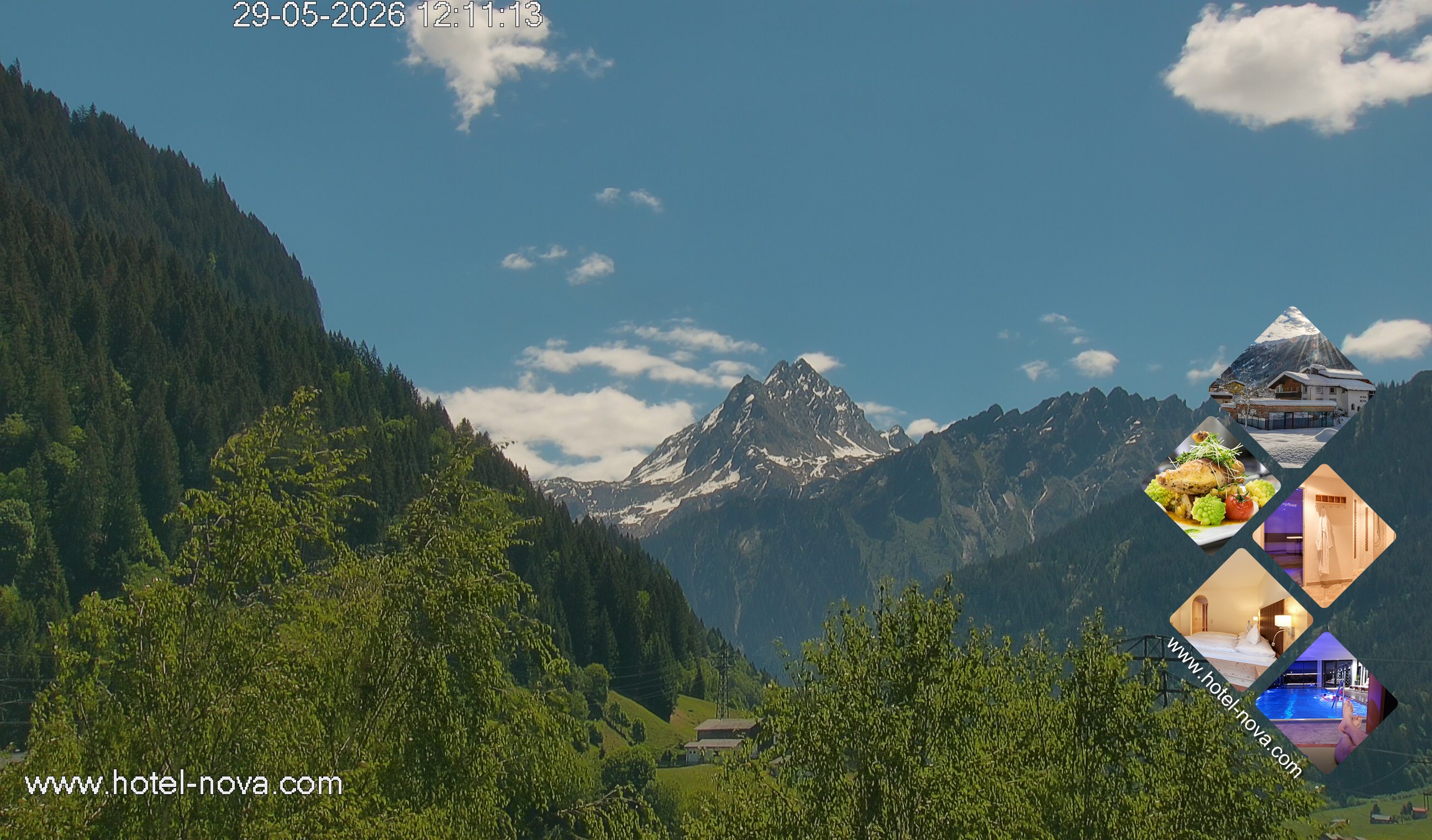 Archiv Foto Webcam Valülla, Silvretta Montafon