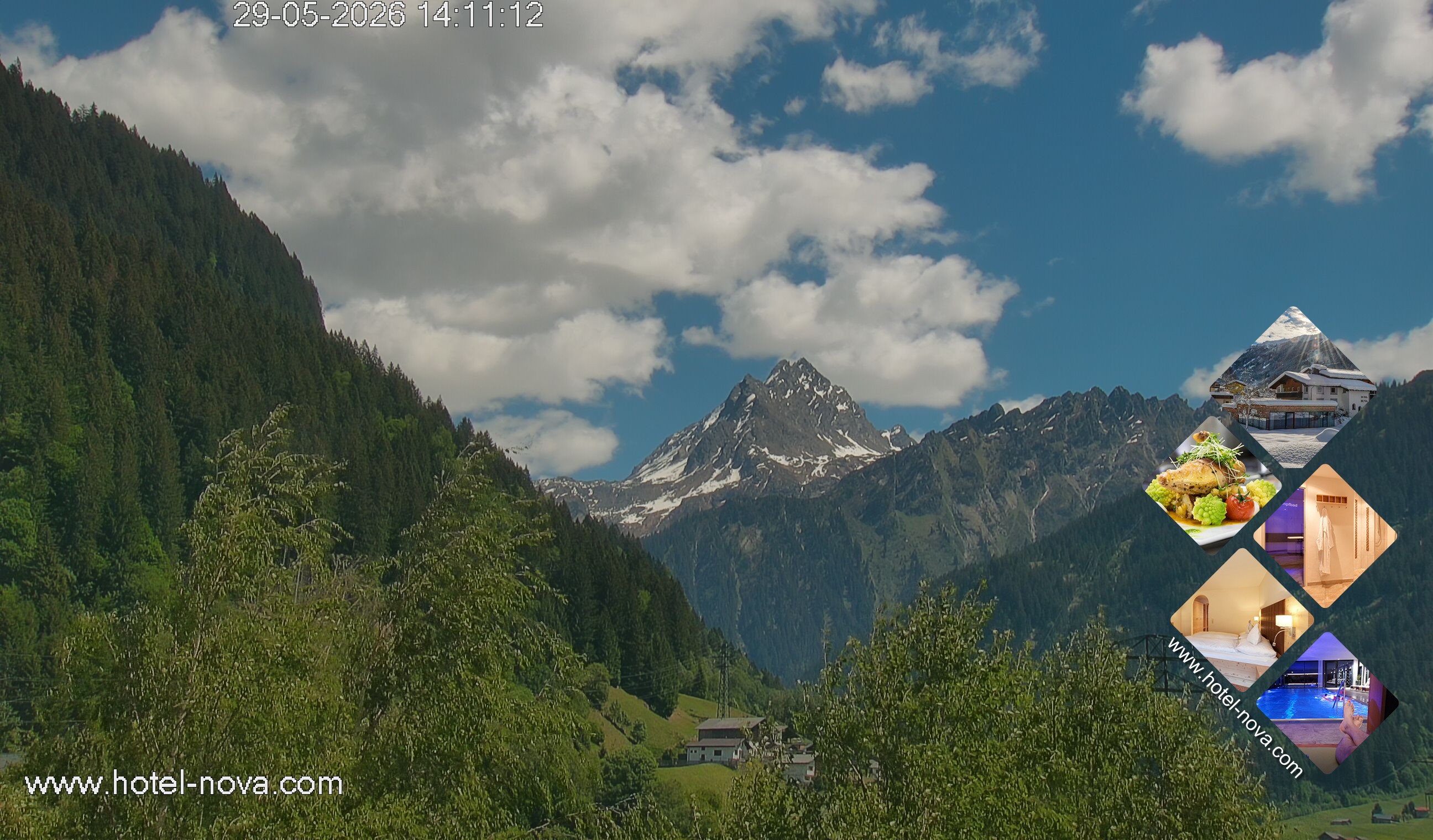 Archiv Foto Webcam Valülla, Silvretta Montafon