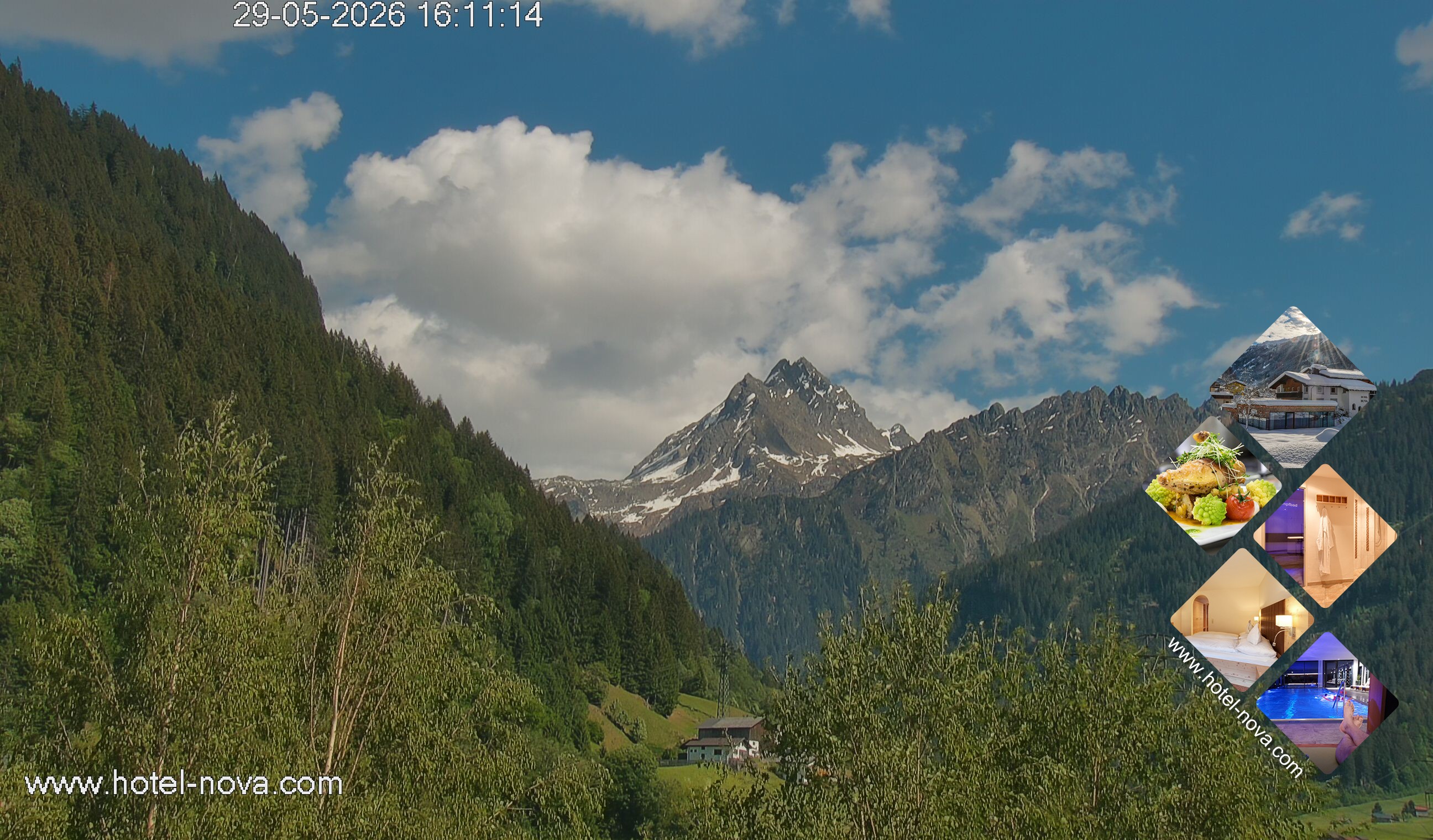 Archiv Foto Webcam Valülla, Silvretta Montafon