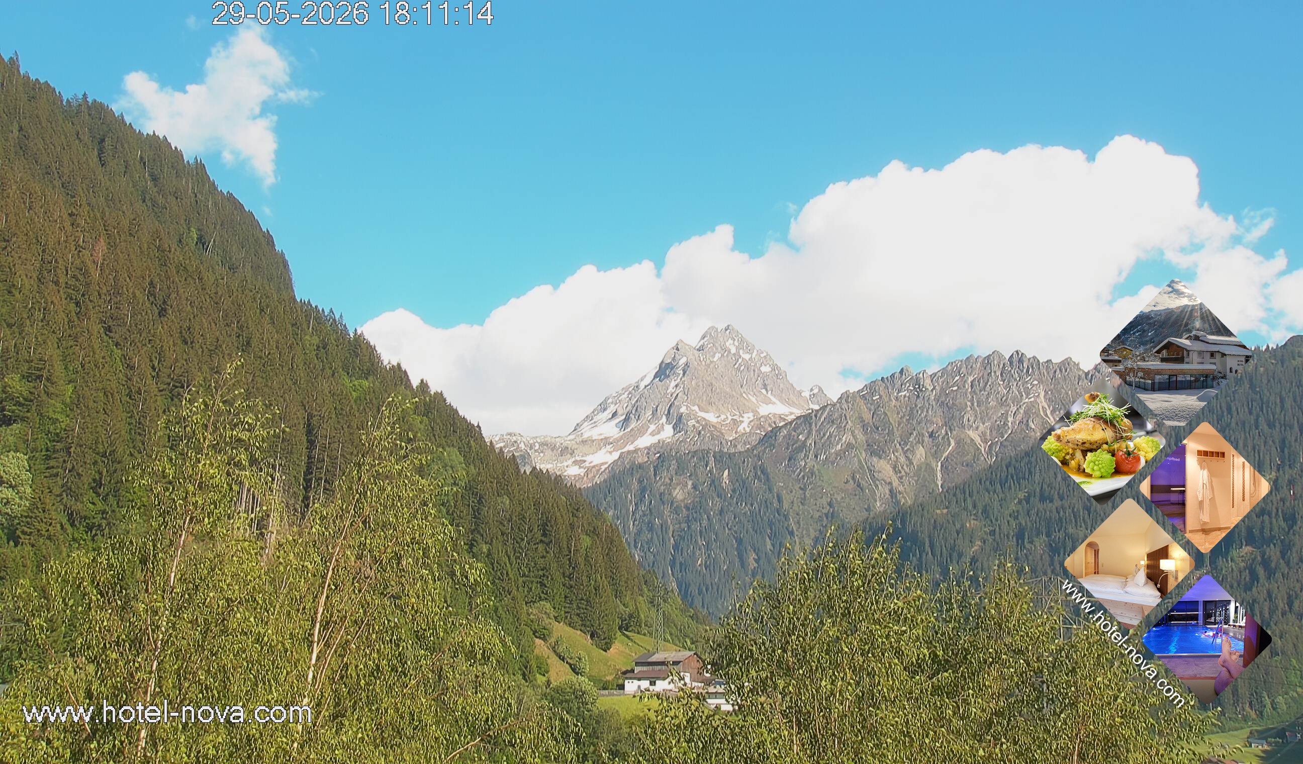 Archiv Foto Webcam Valülla, Silvretta Montafon