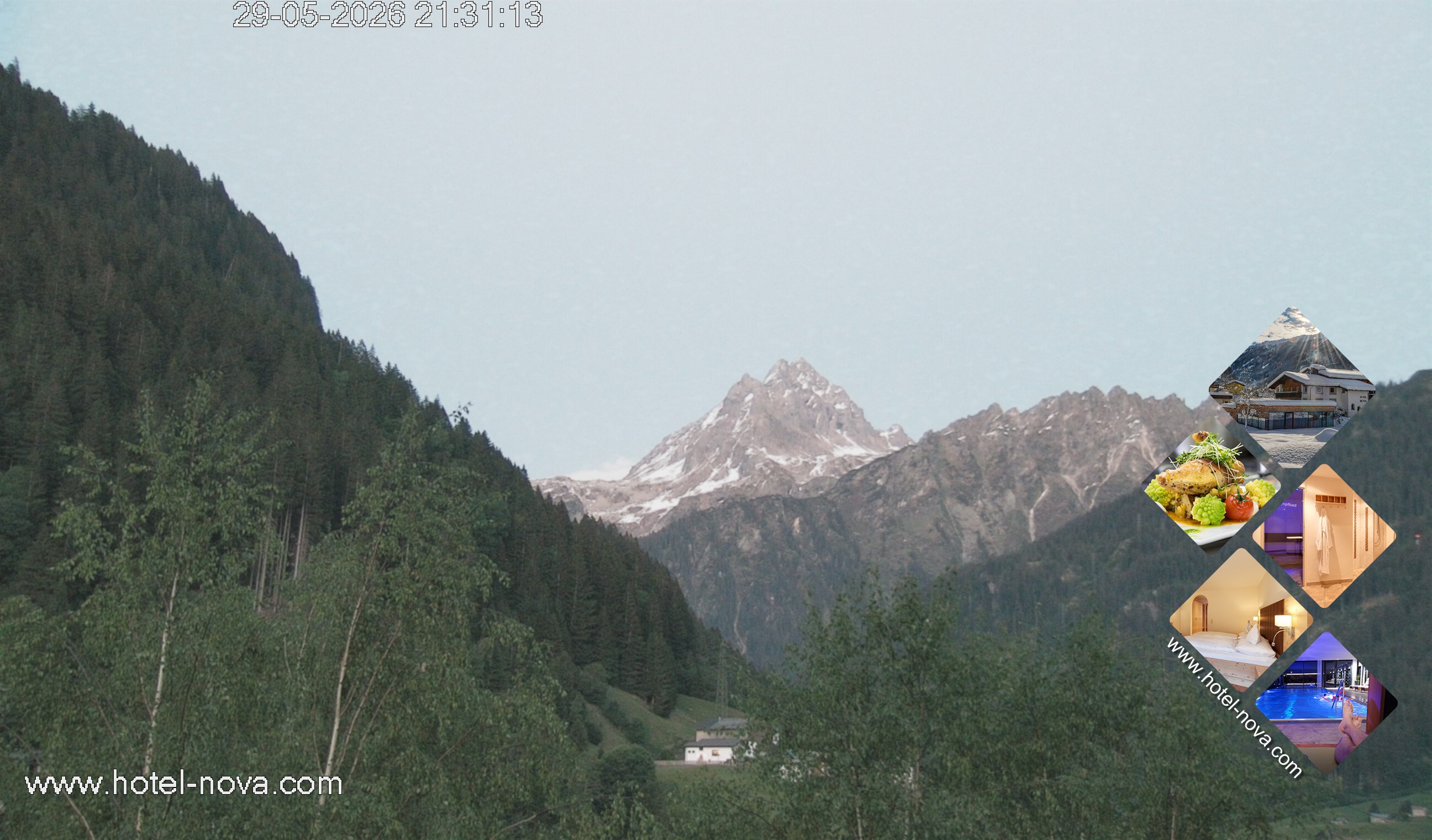 Archiv Foto Webcam Valülla, Silvretta Montafon
