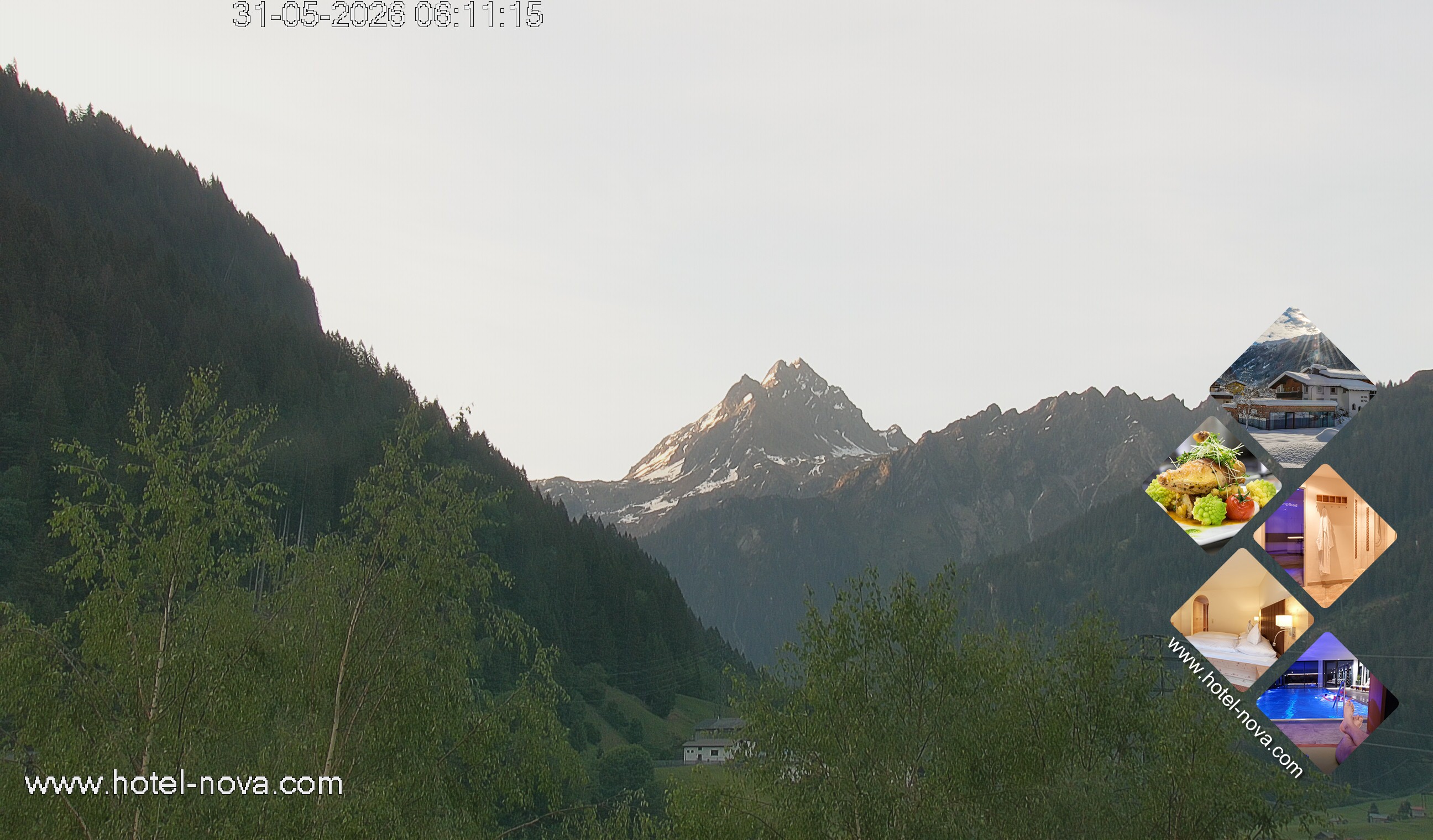 Archiv Foto Webcam Valülla, Silvretta Montafon
