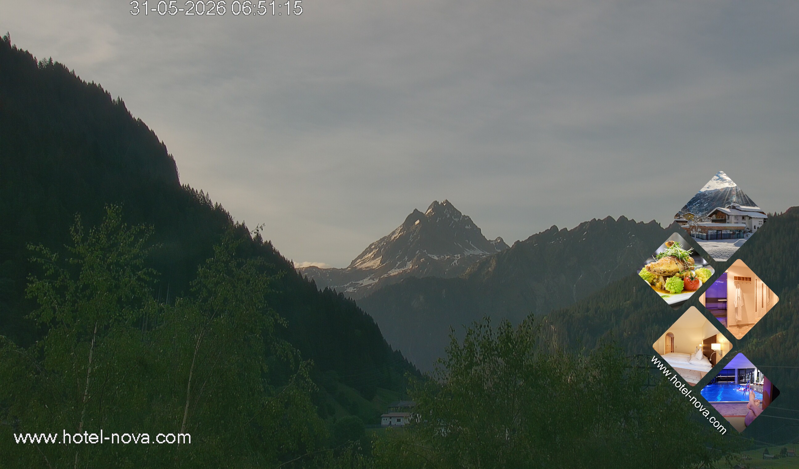 Archiv Foto Webcam Valülla, Silvretta Montafon