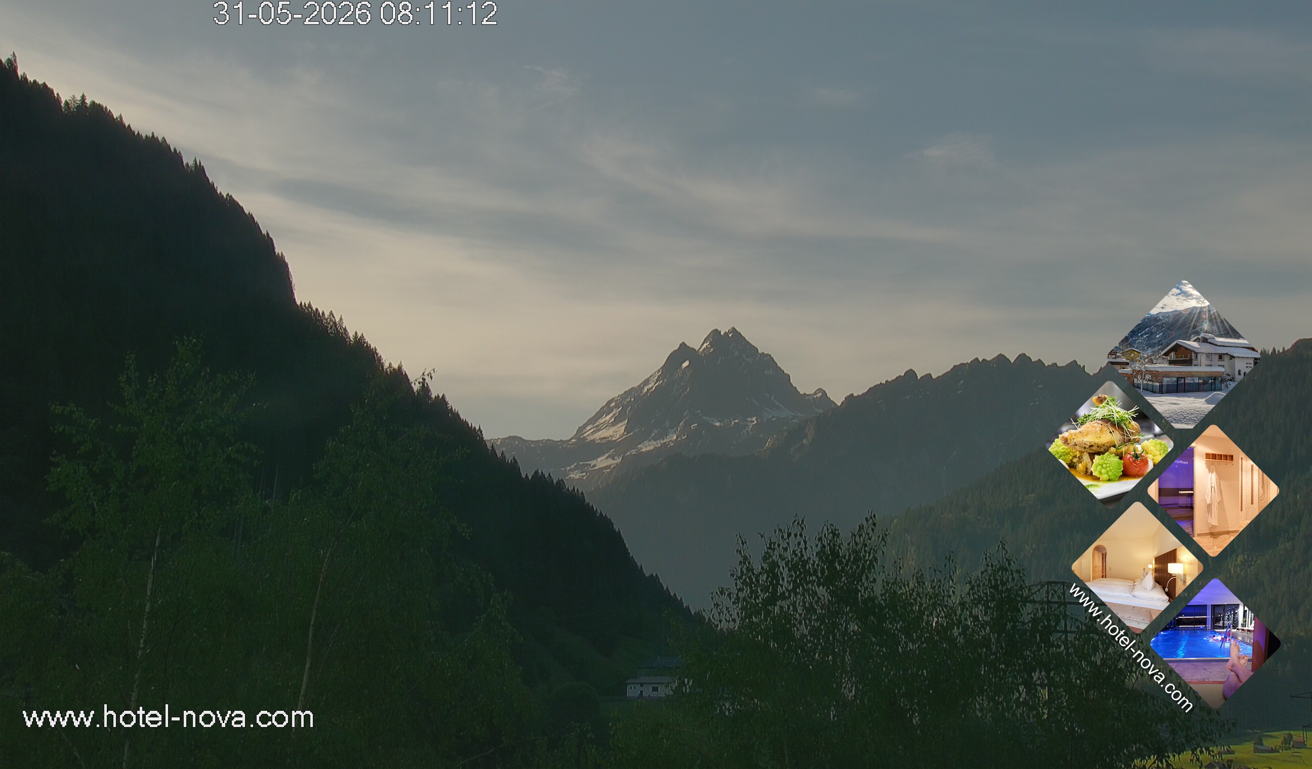 Archiv Foto Webcam Valülla, Silvretta Montafon
