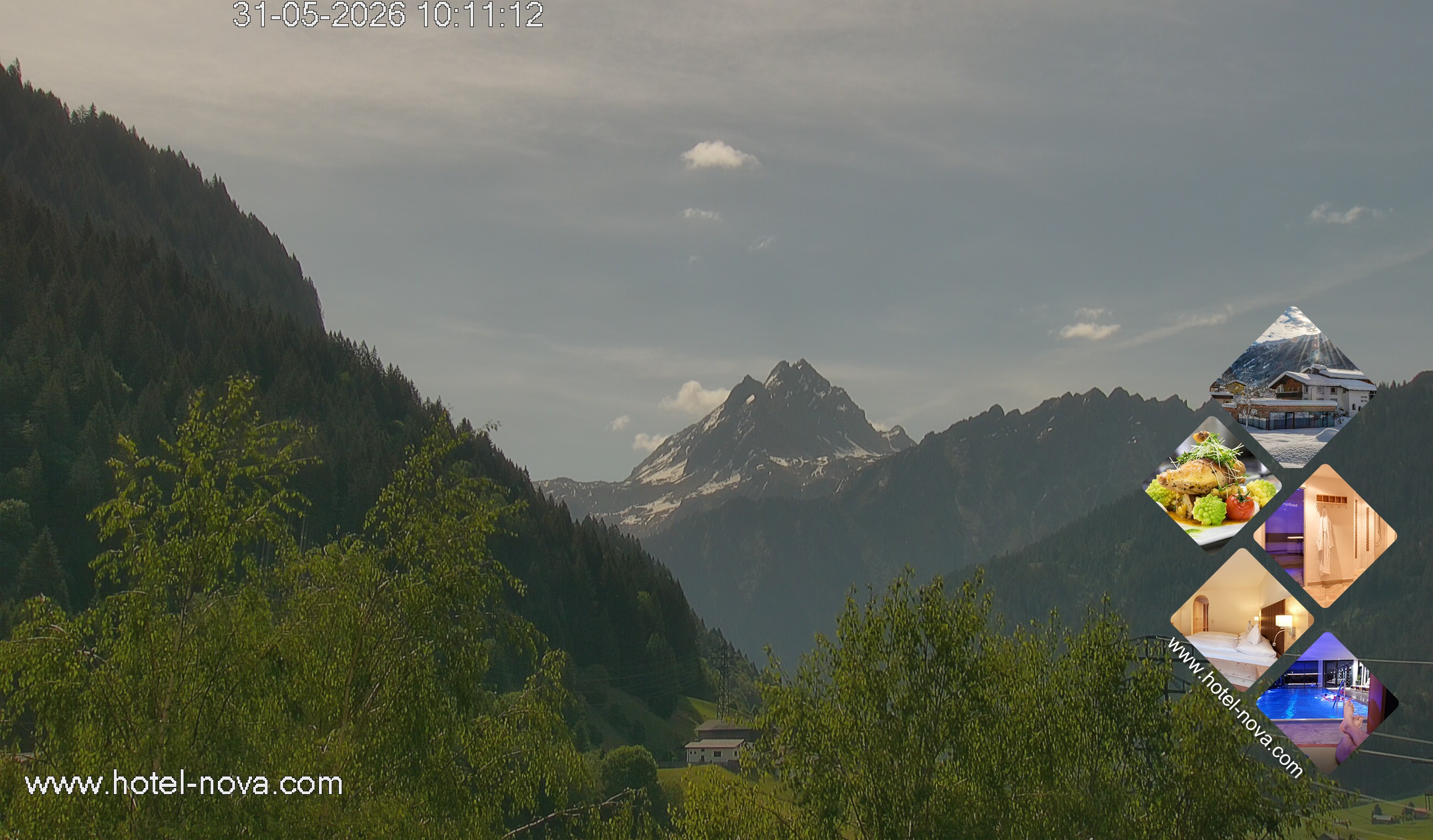 Archiv Foto Webcam Valülla, Silvretta Montafon