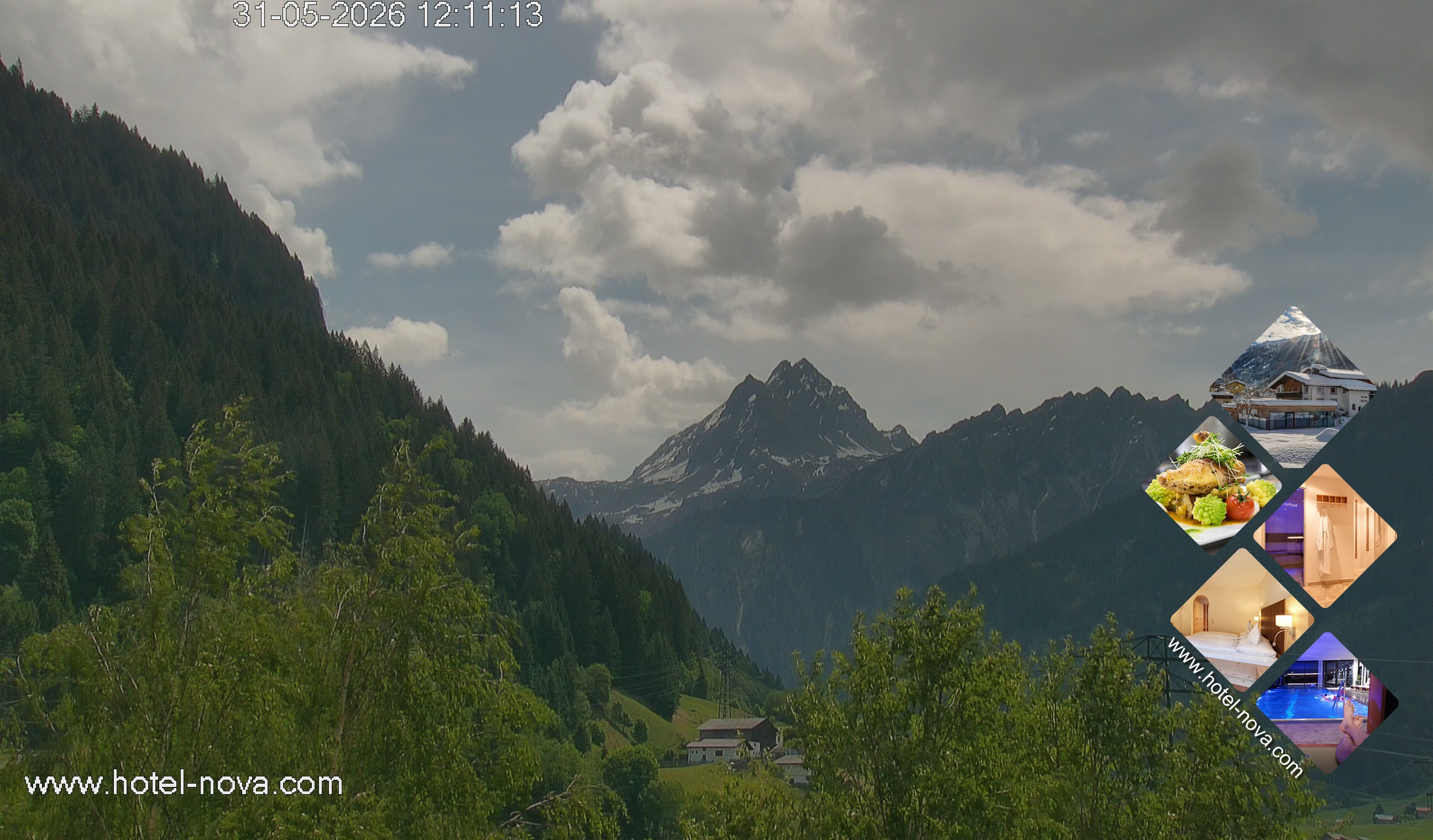 Archiv Foto Webcam Valülla, Silvretta Montafon