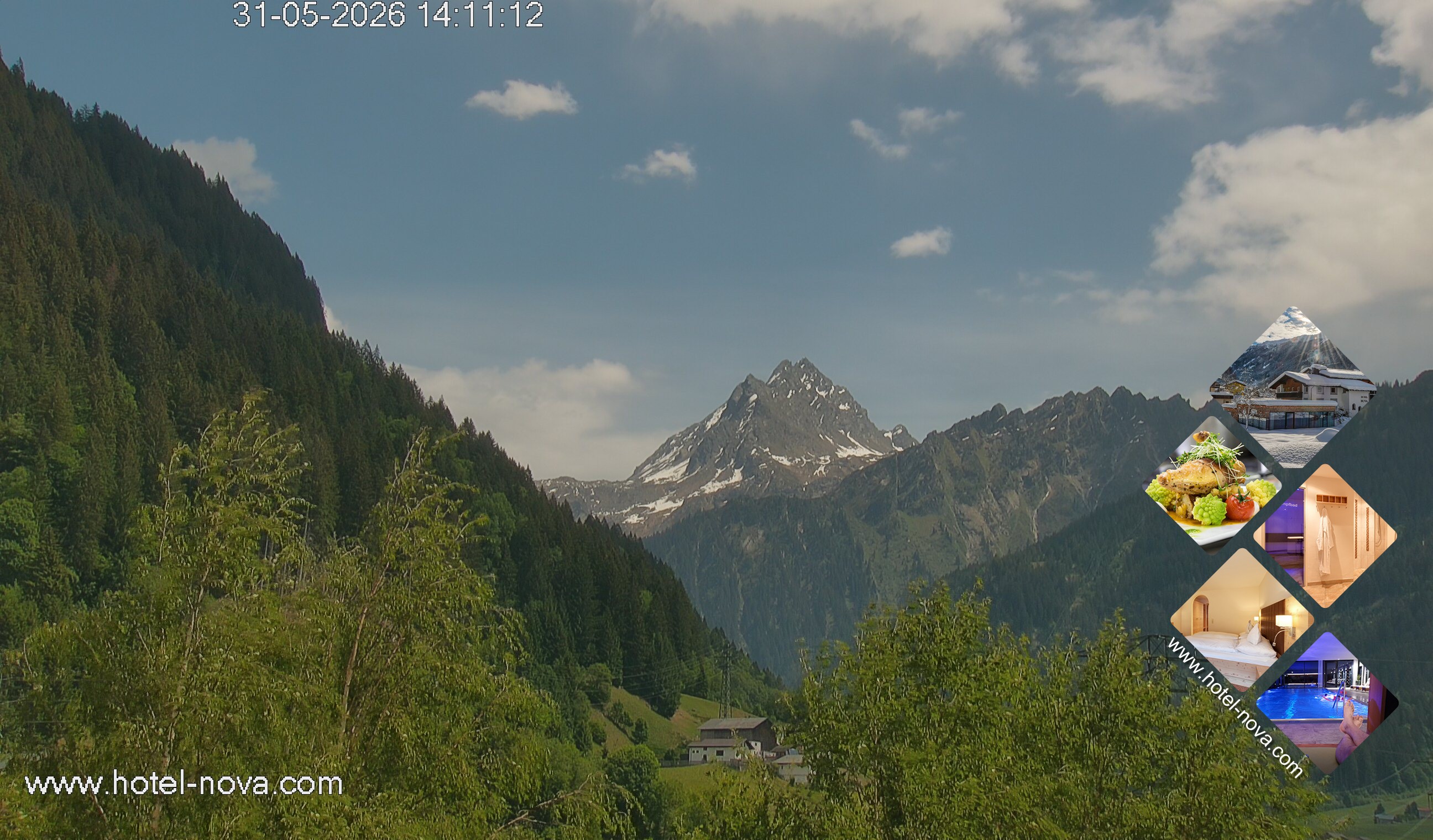 Archiv Foto Webcam Valülla, Silvretta Montafon