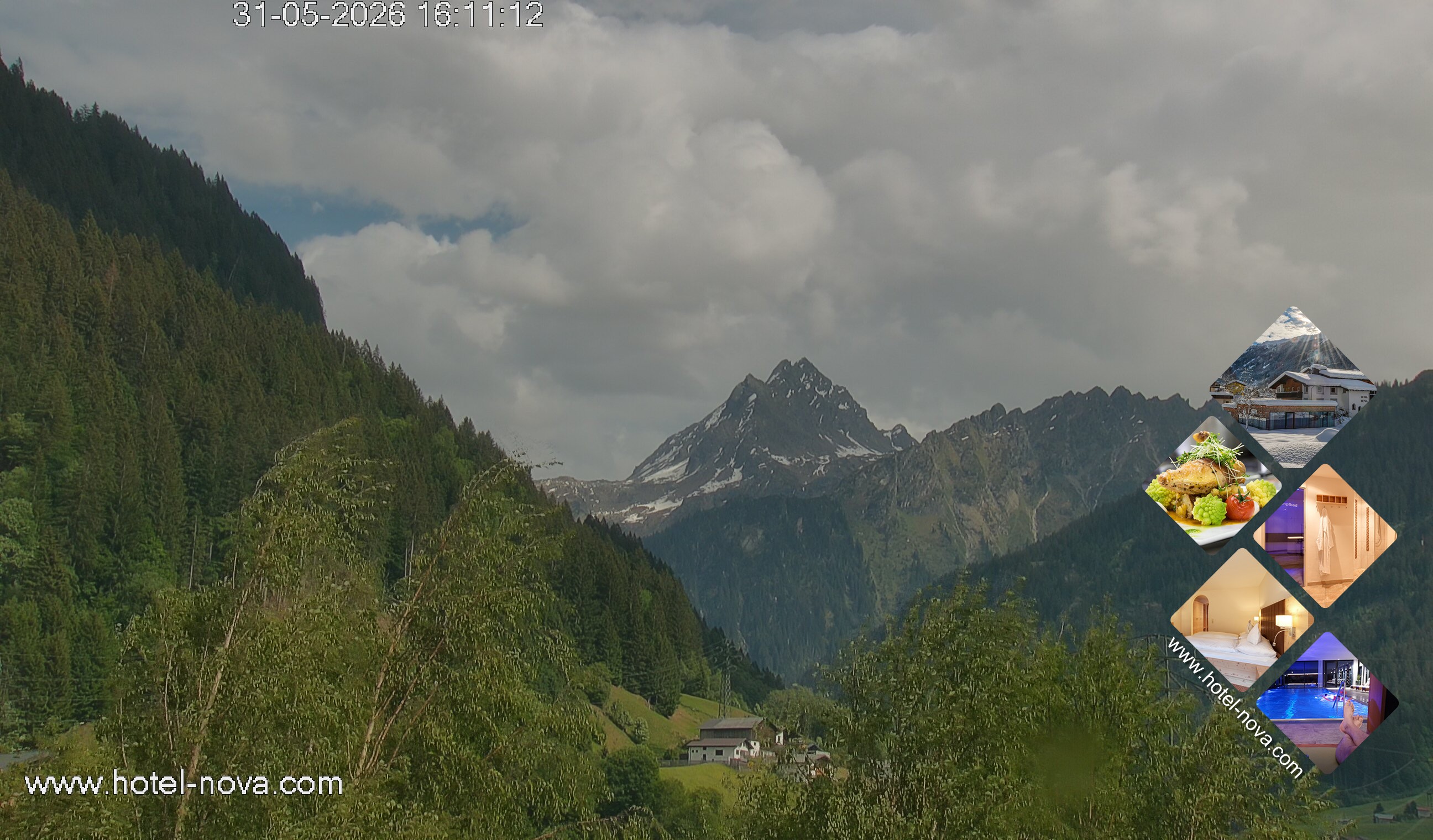 Archiv Foto Webcam Valülla, Silvretta Montafon