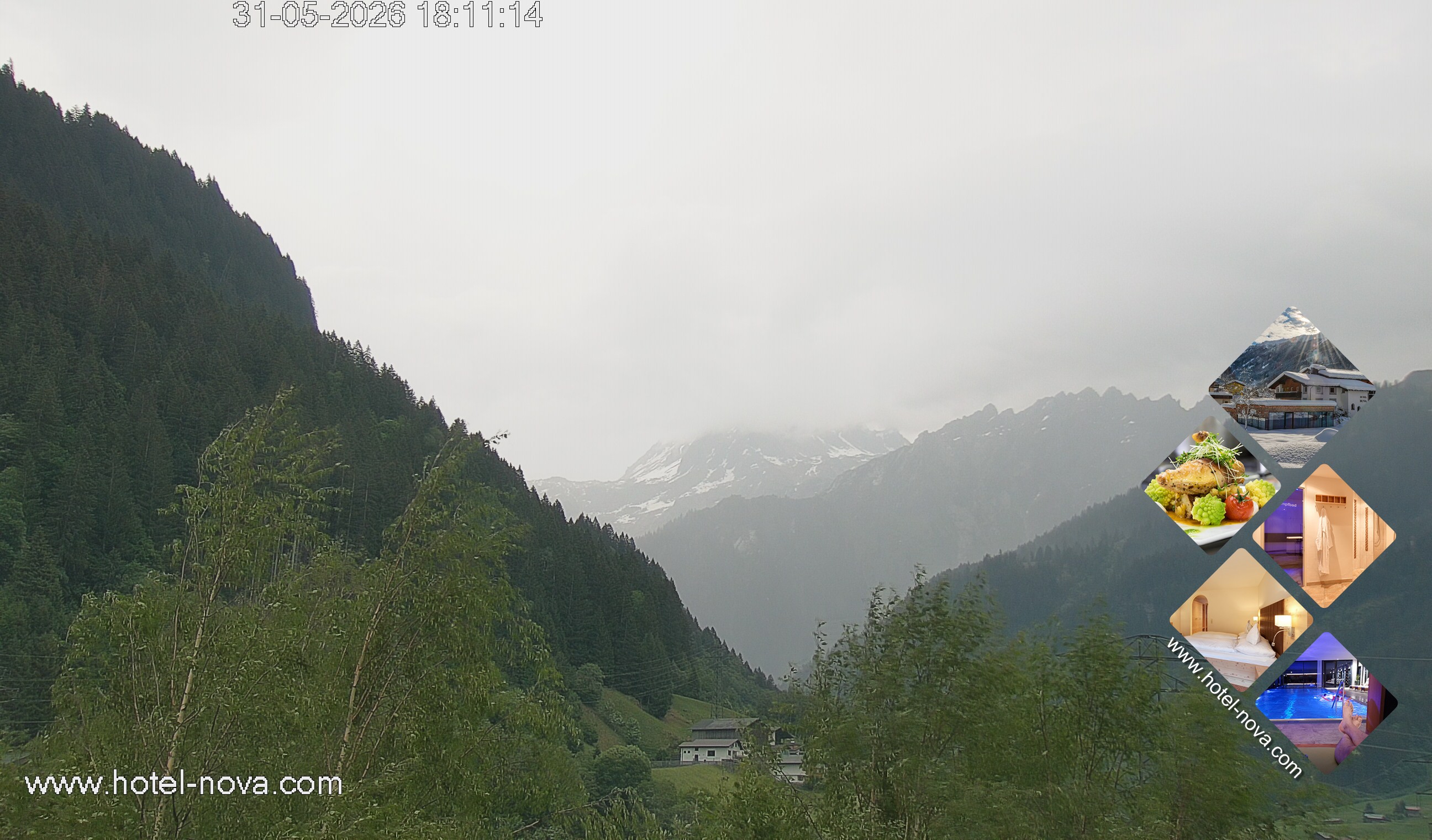 Archiv Foto Webcam Valülla, Silvretta Montafon