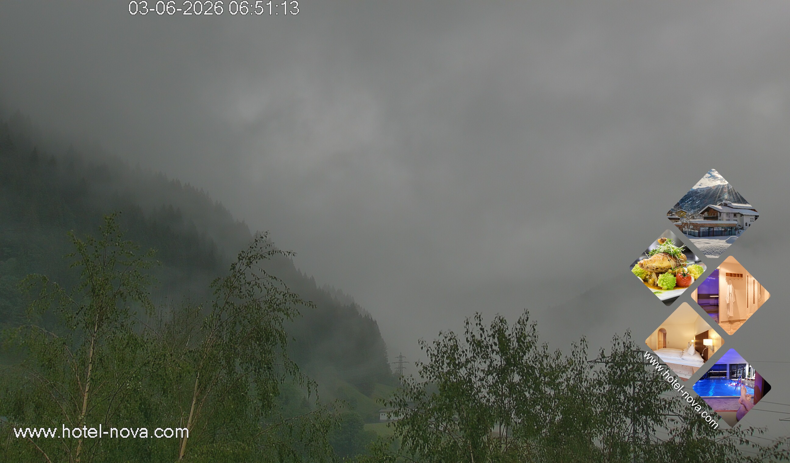 Archived image Webcam Valülla, Hotel Nova