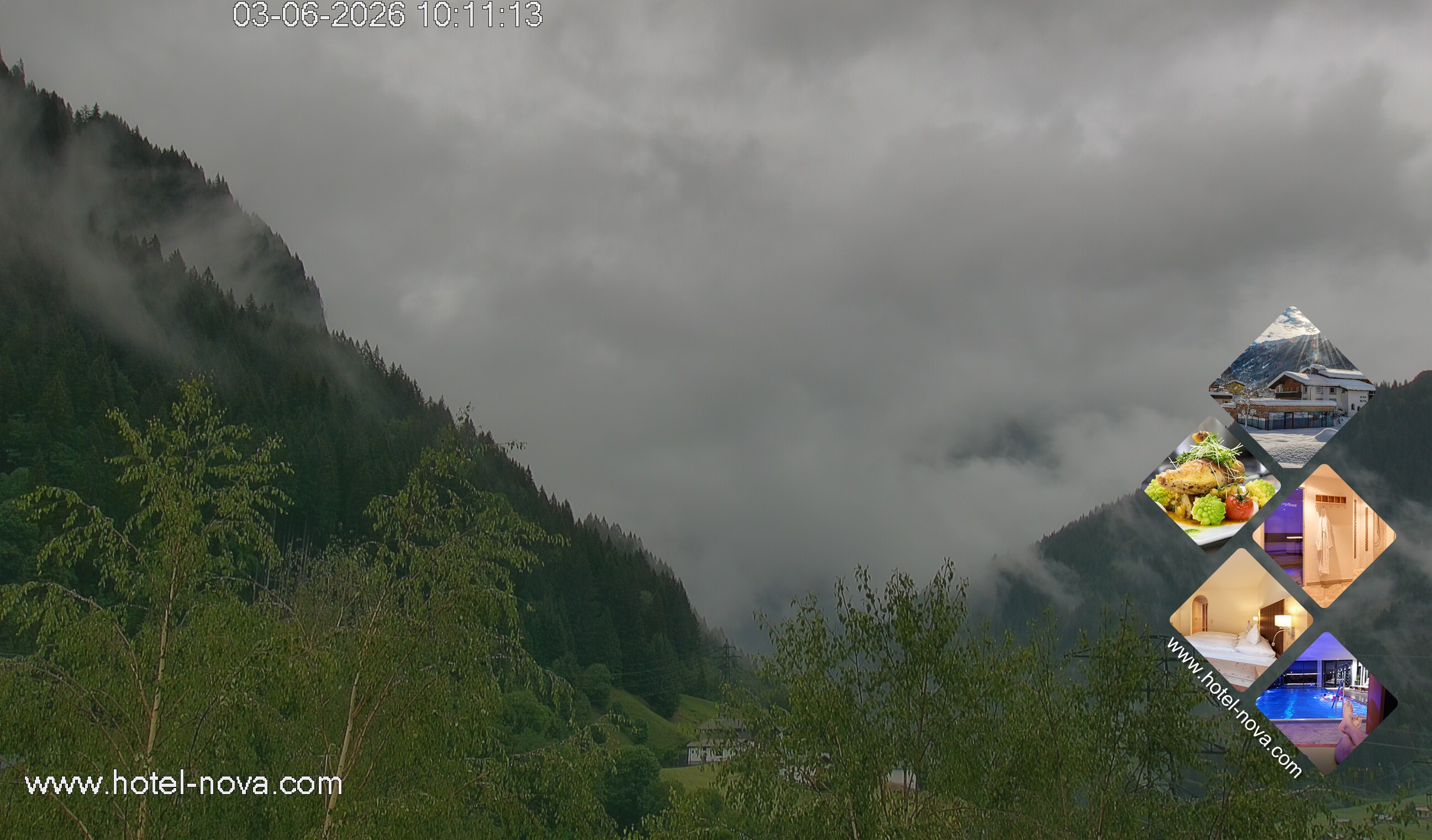 Archived image Webcam Valülla, Hotel Nova