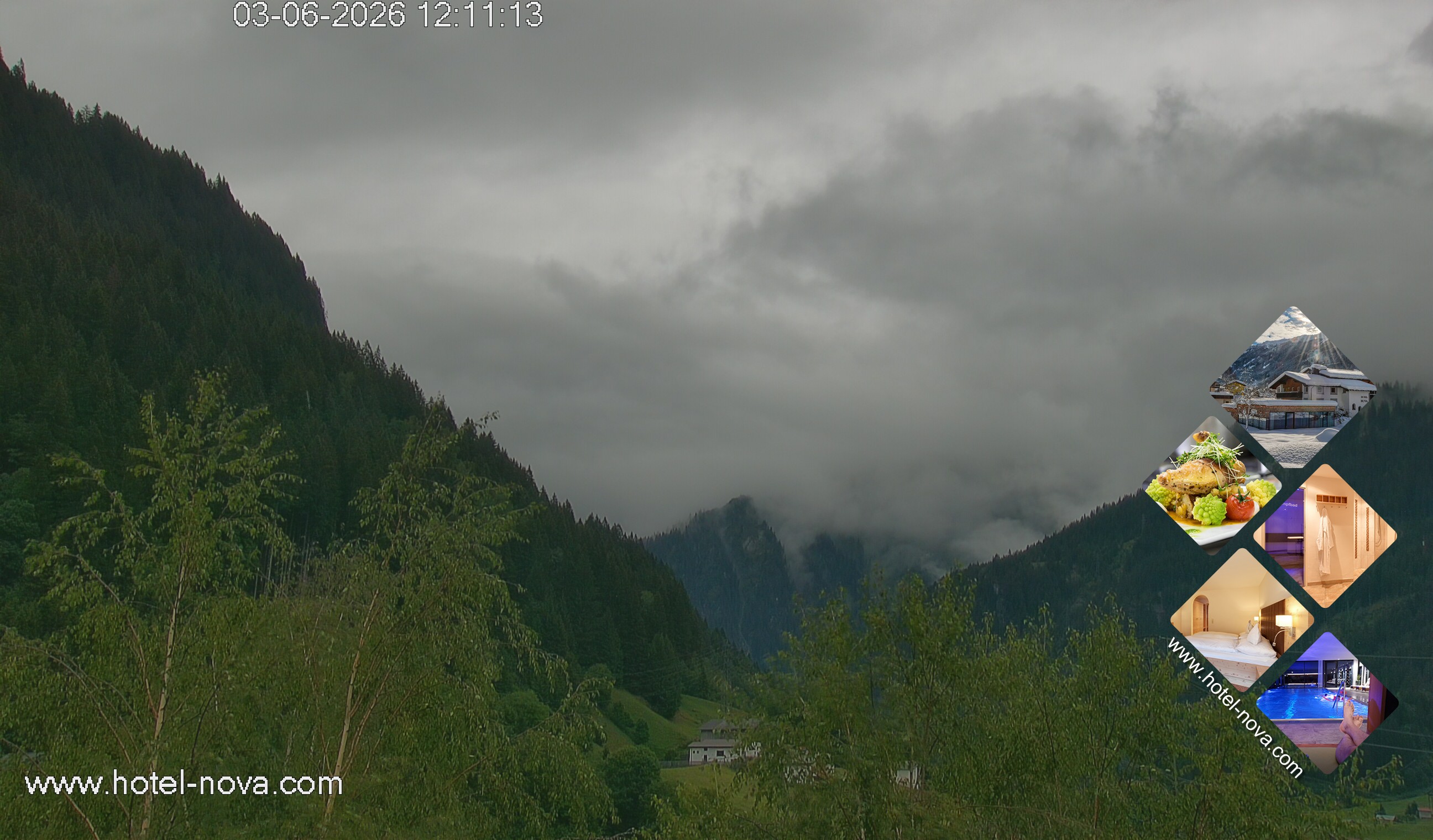Archiv Foto Webcam Valülla, Silvretta Montafon