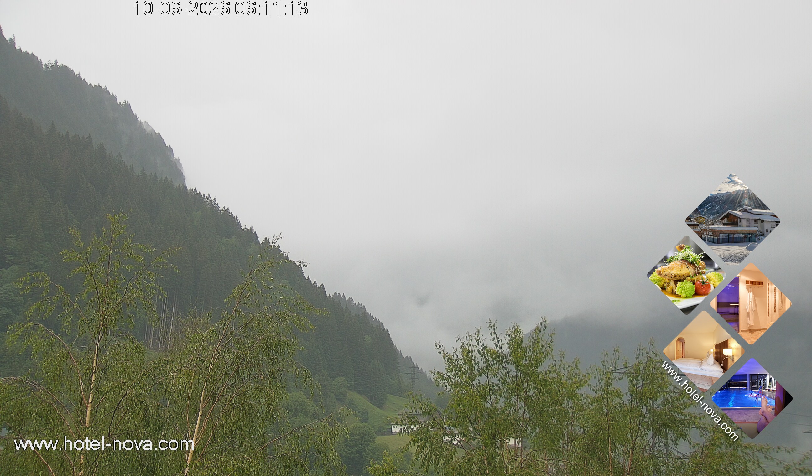 Archiv Foto Webcam Valülla, Silvretta Montafon