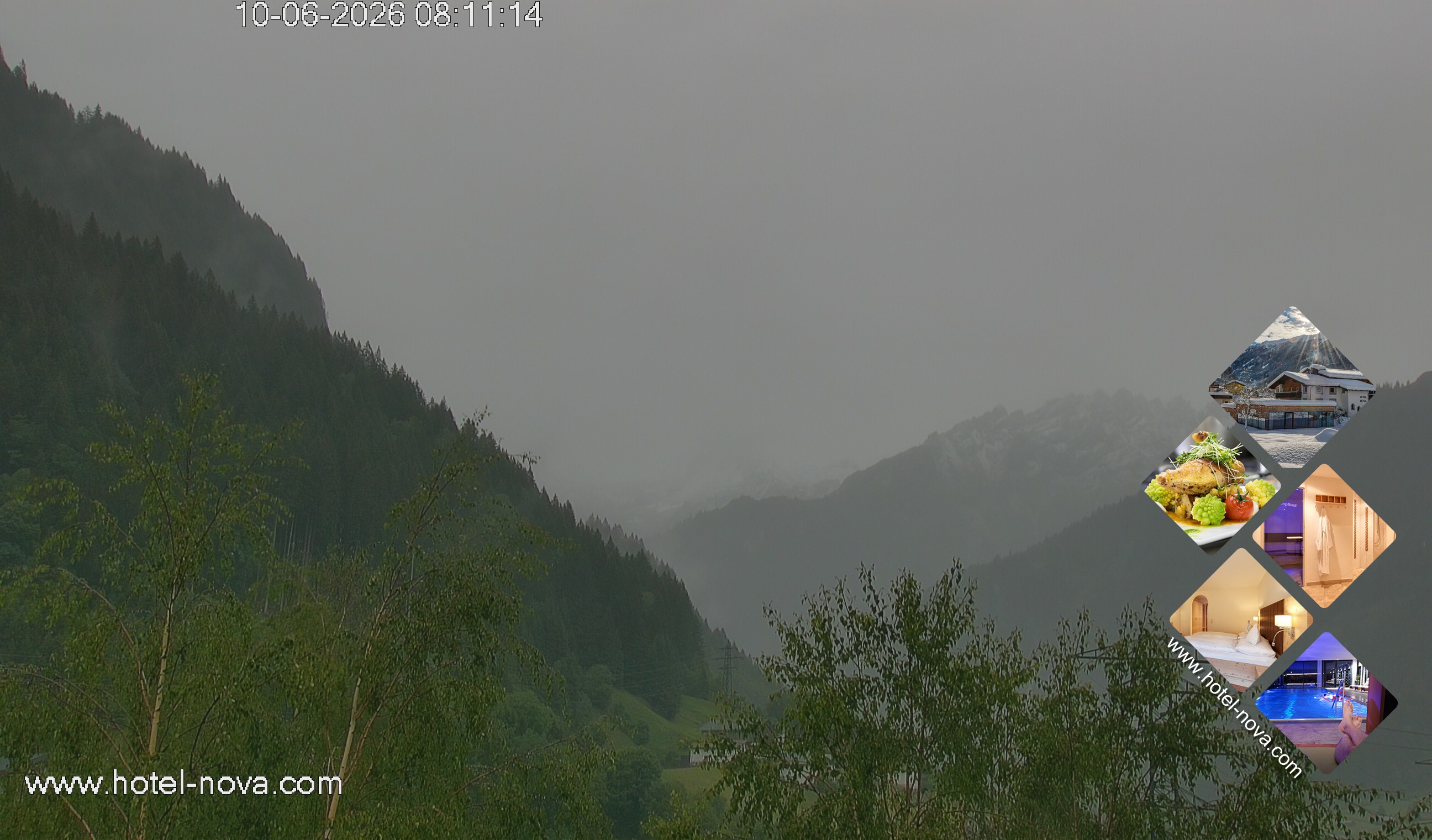 Archiv Foto Webcam Valülla, Silvretta Montafon