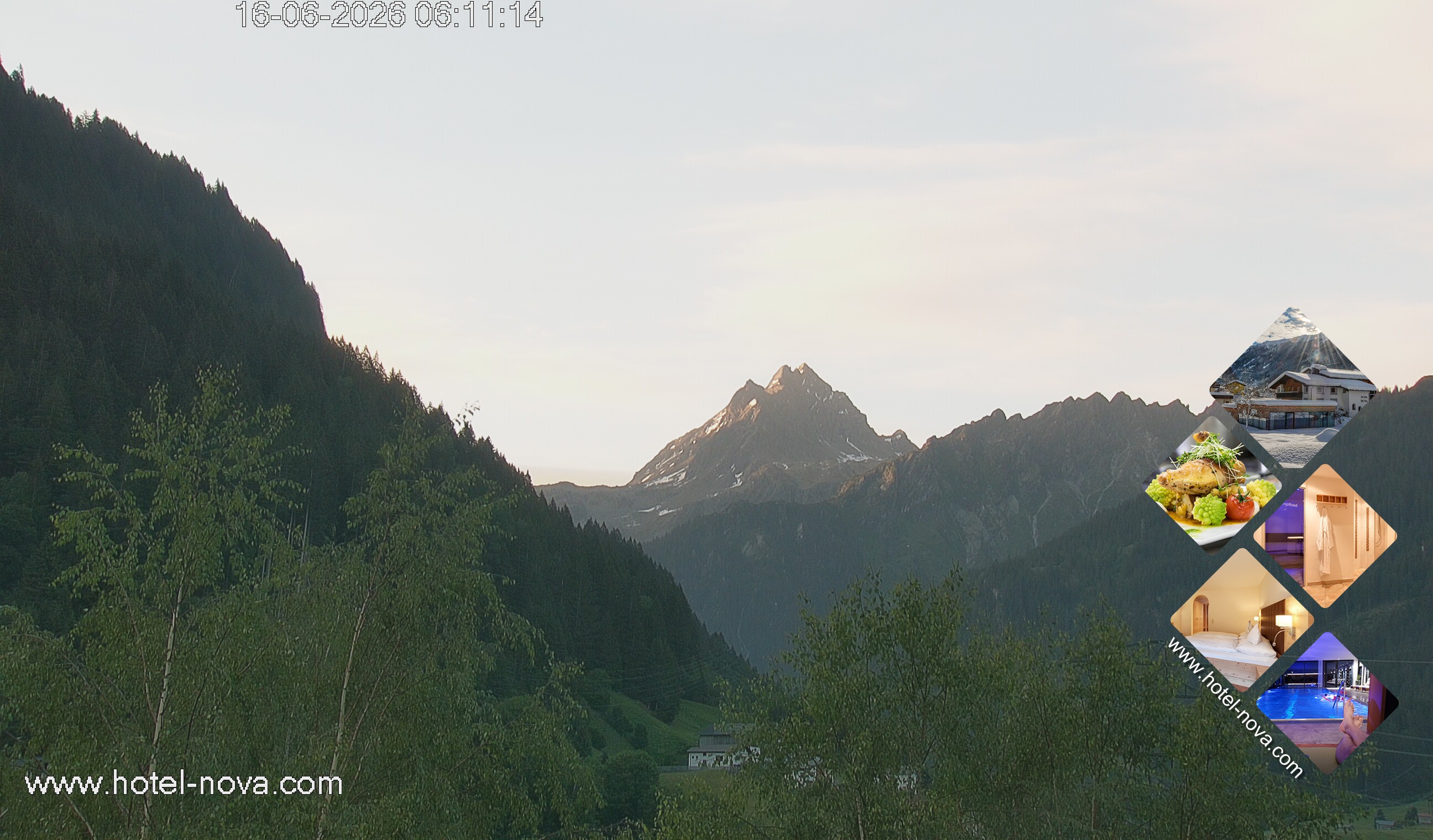 Archiv Foto Webcam Valülla, Silvretta Montafon