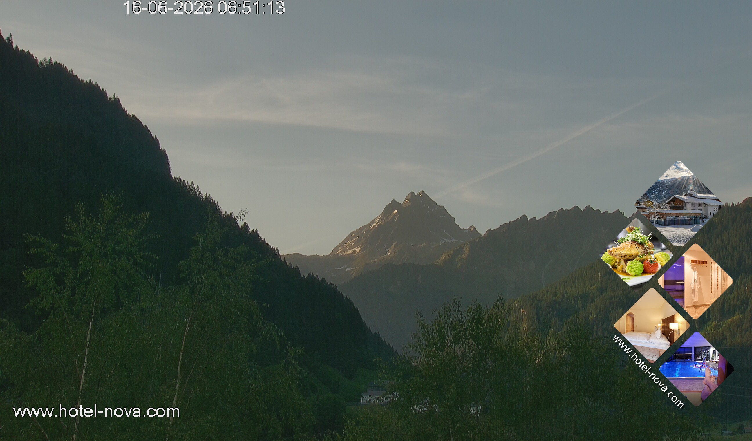 Archiv Foto Webcam Valülla, Silvretta Montafon