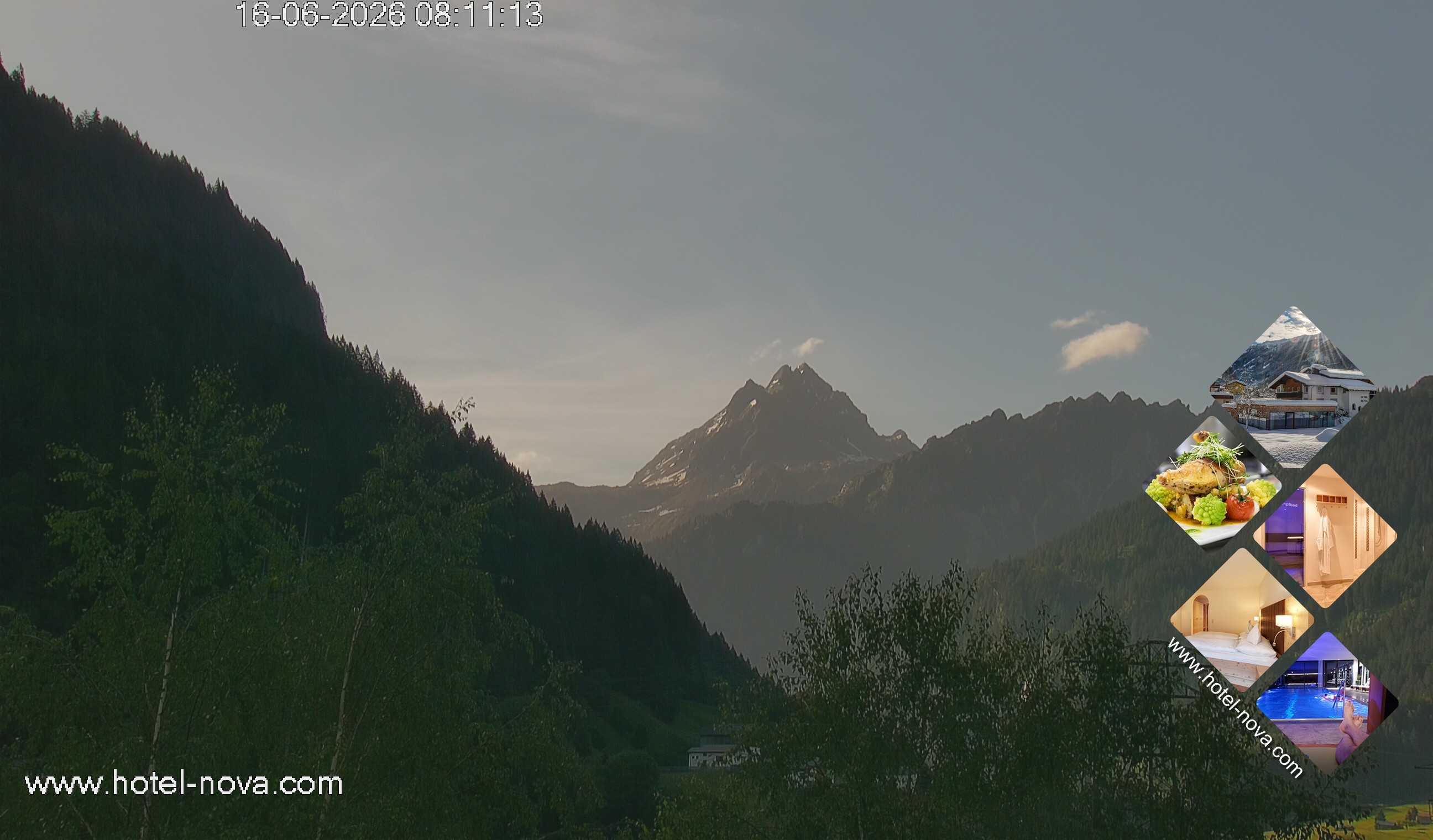 Archiv Foto Webcam Valülla, Silvretta Montafon