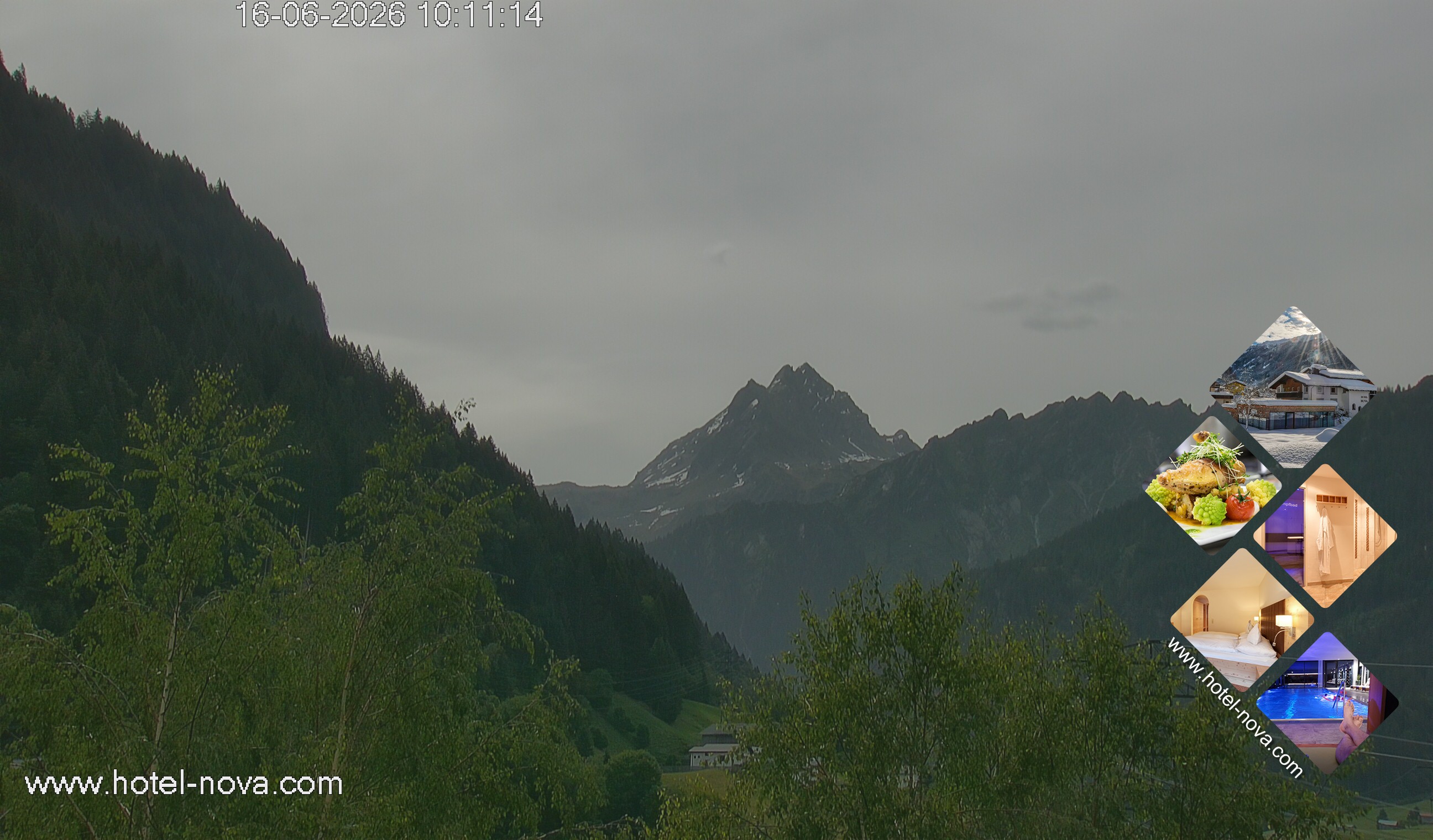 Archiv Foto Webcam Valülla, Silvretta Montafon