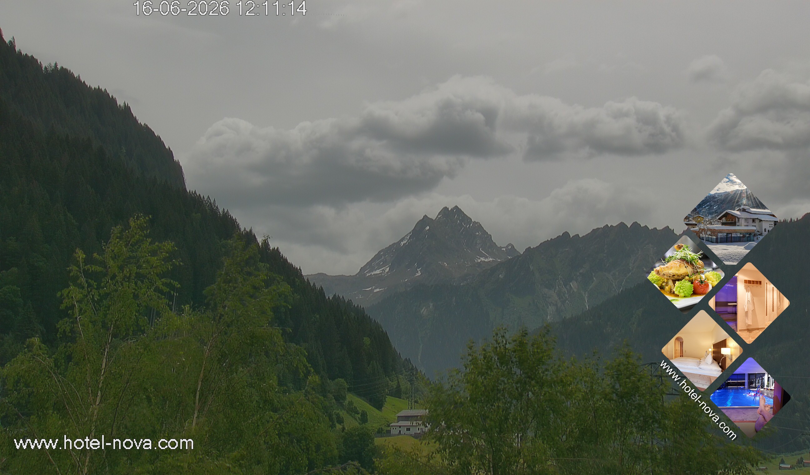 Archiv Foto Webcam Valülla, Silvretta Montafon