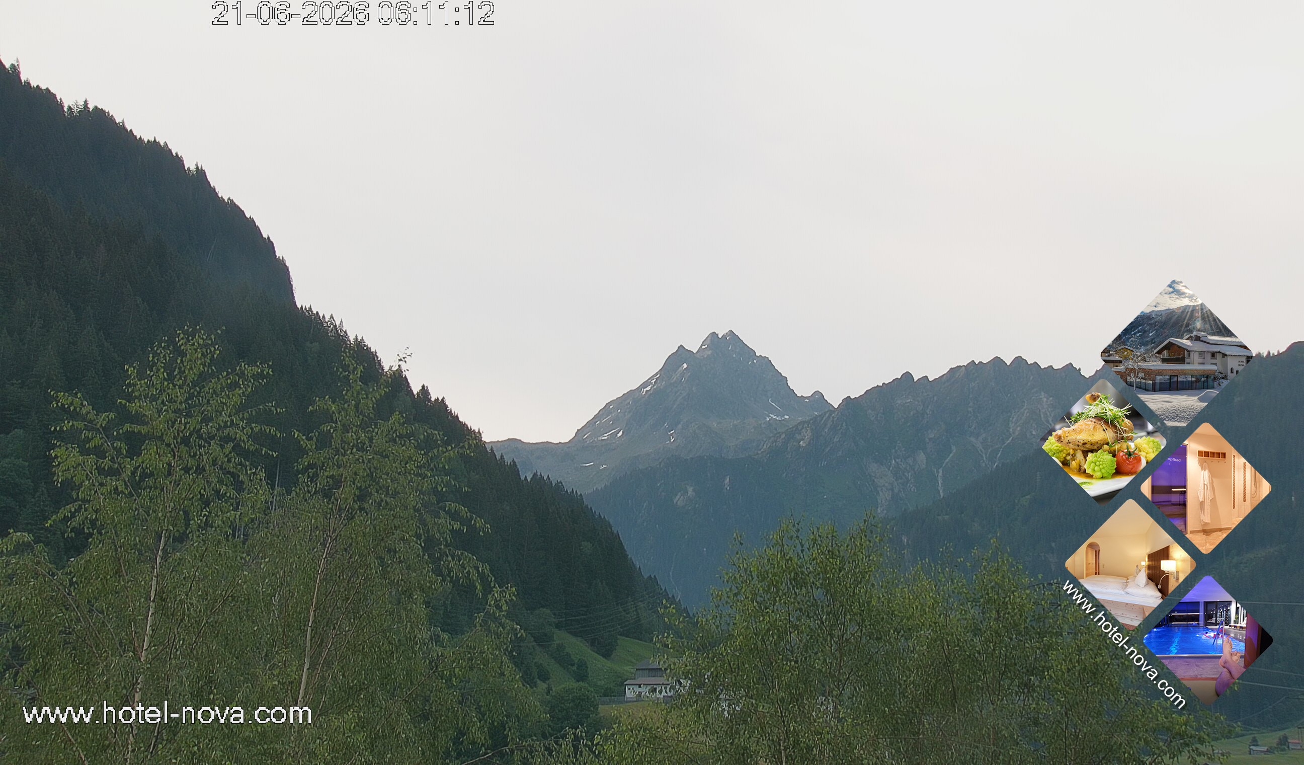 Archiv Foto Webcam Valülla, Silvretta Montafon