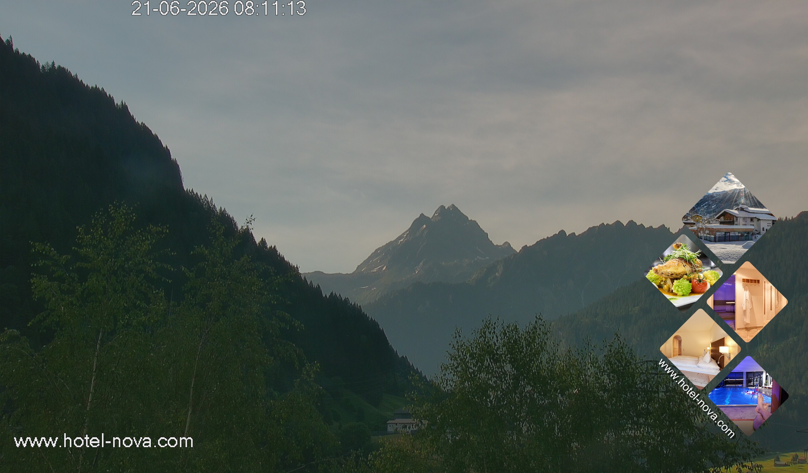 Archiv Foto Webcam Valülla, Silvretta Montafon