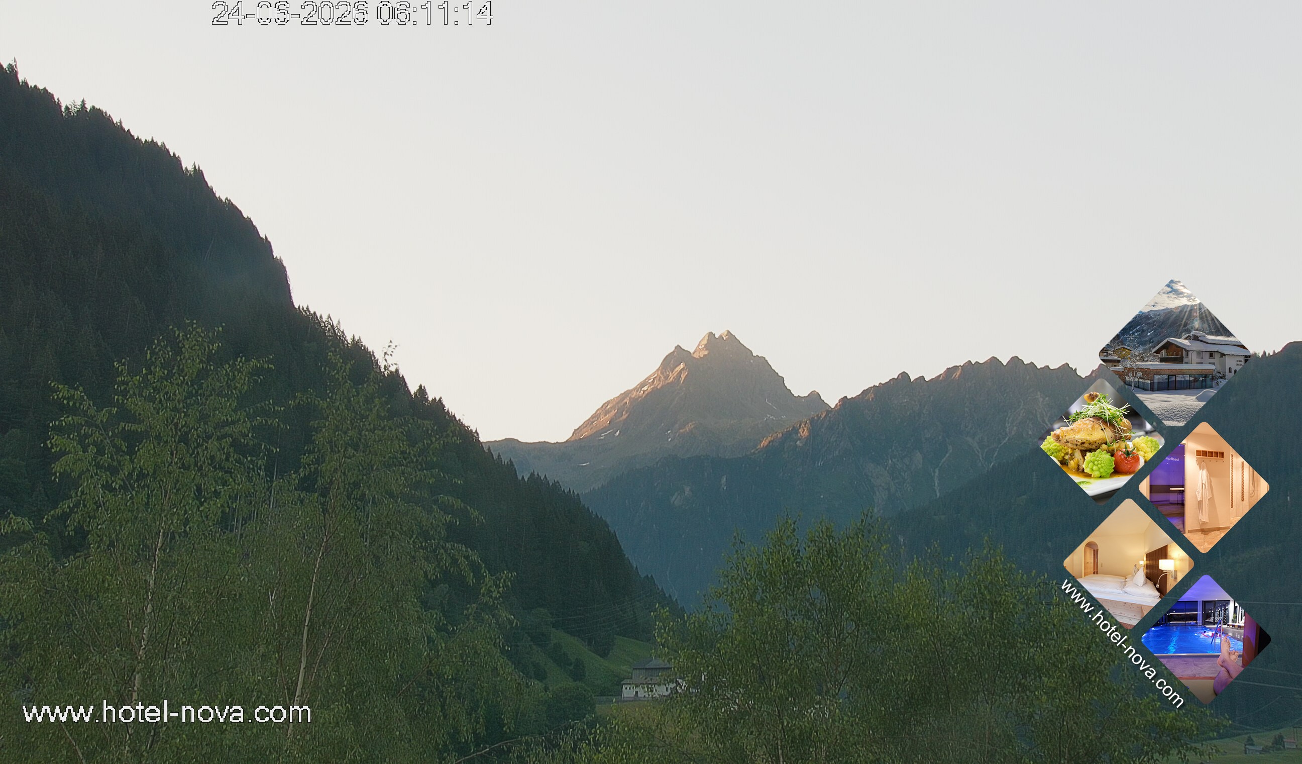 Archiv Foto Webcam Valülla, Silvretta Montafon