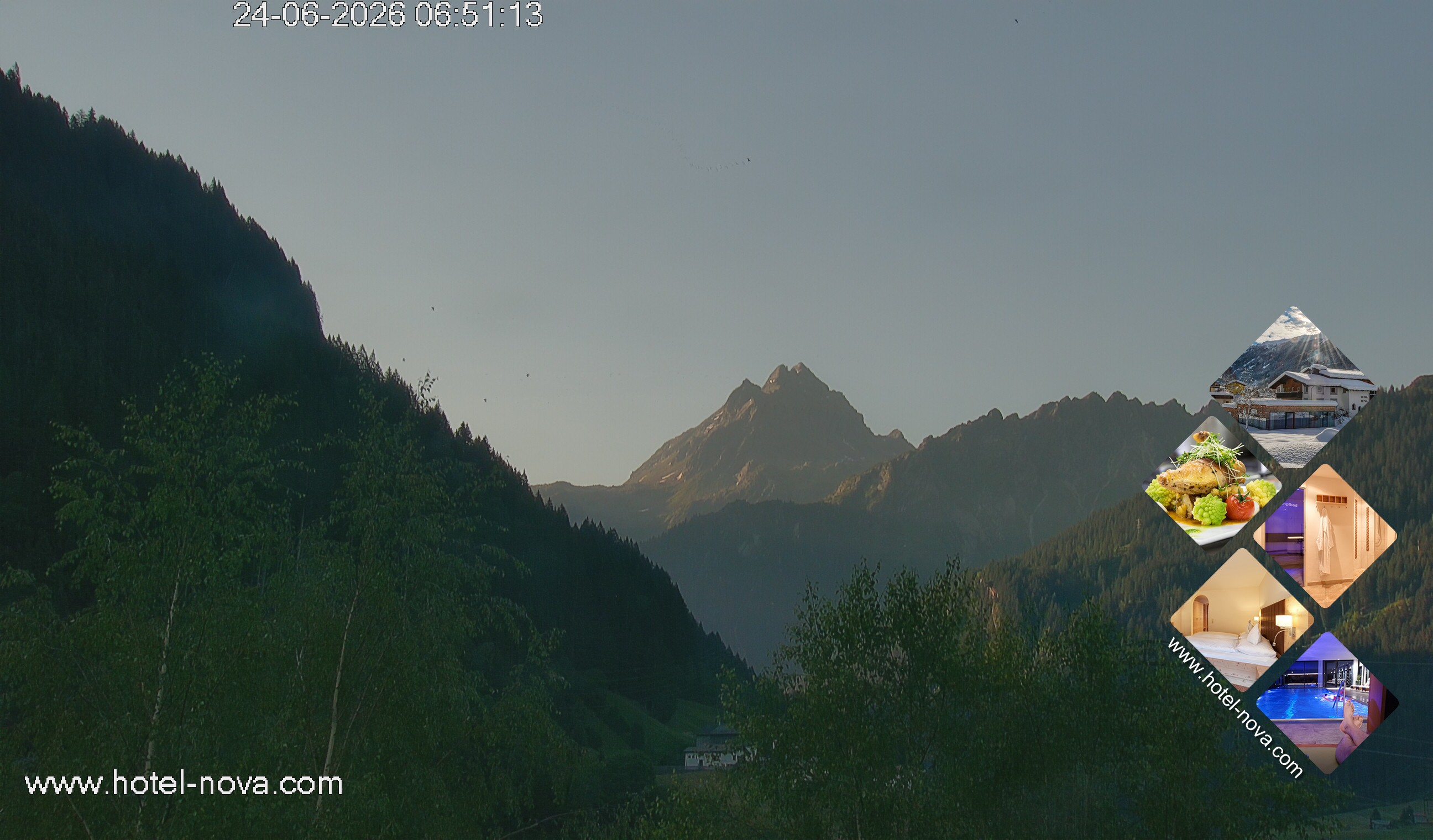 Archiv Foto Webcam Valülla, Silvretta Montafon