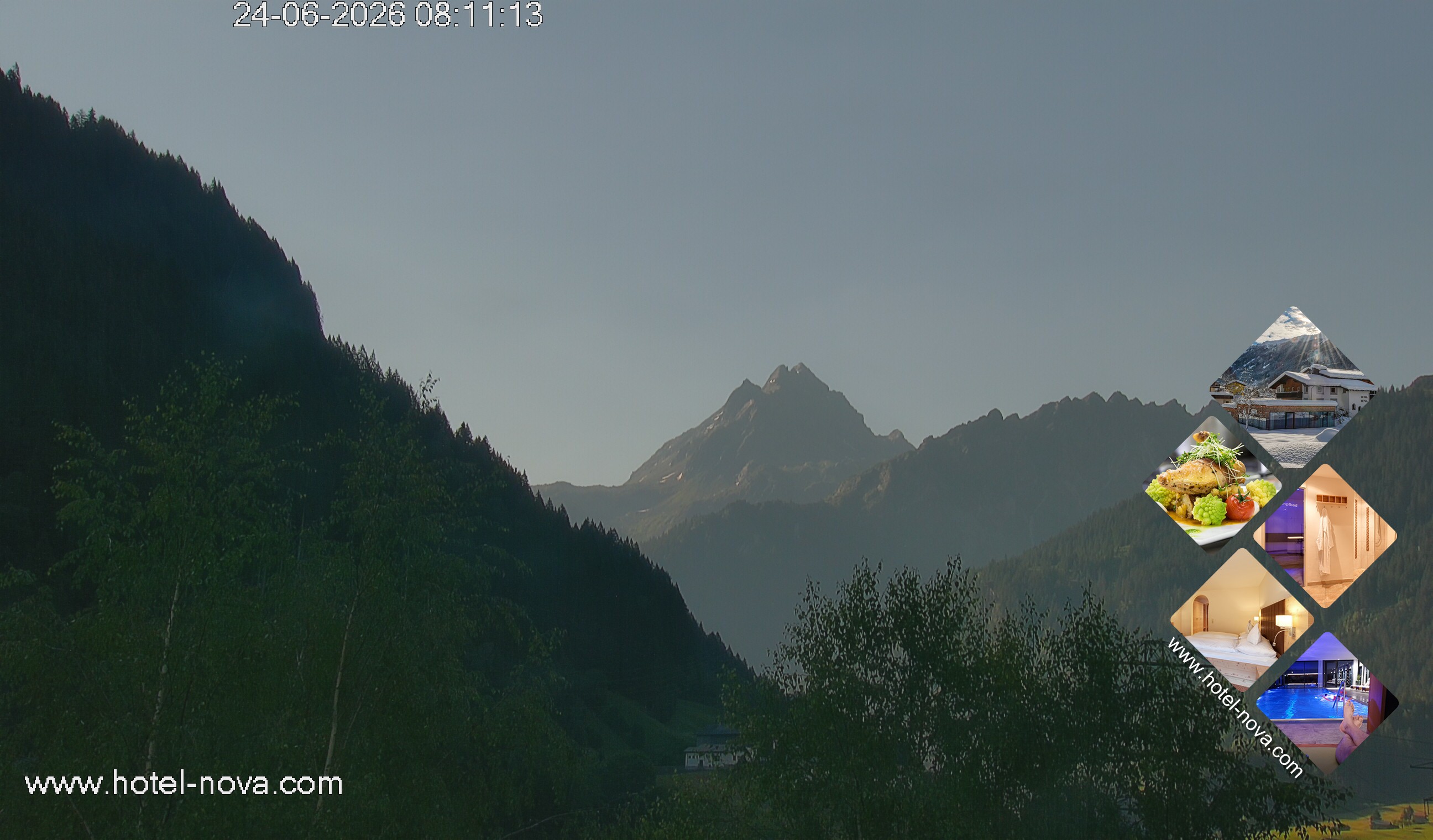 Archiv Foto Webcam Valülla, Silvretta Montafon
