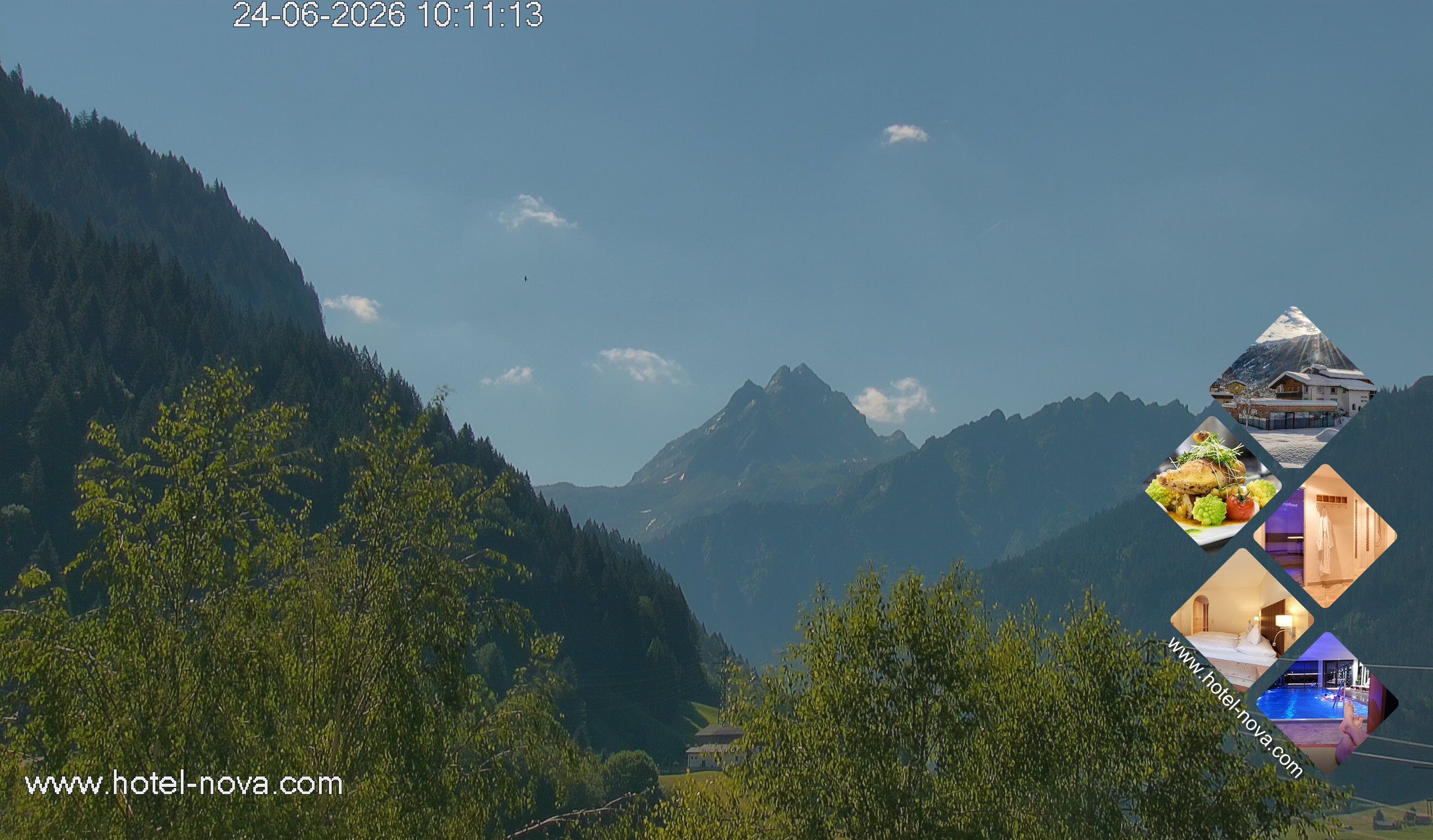 Archiv Foto Webcam Valülla, Silvretta Montafon