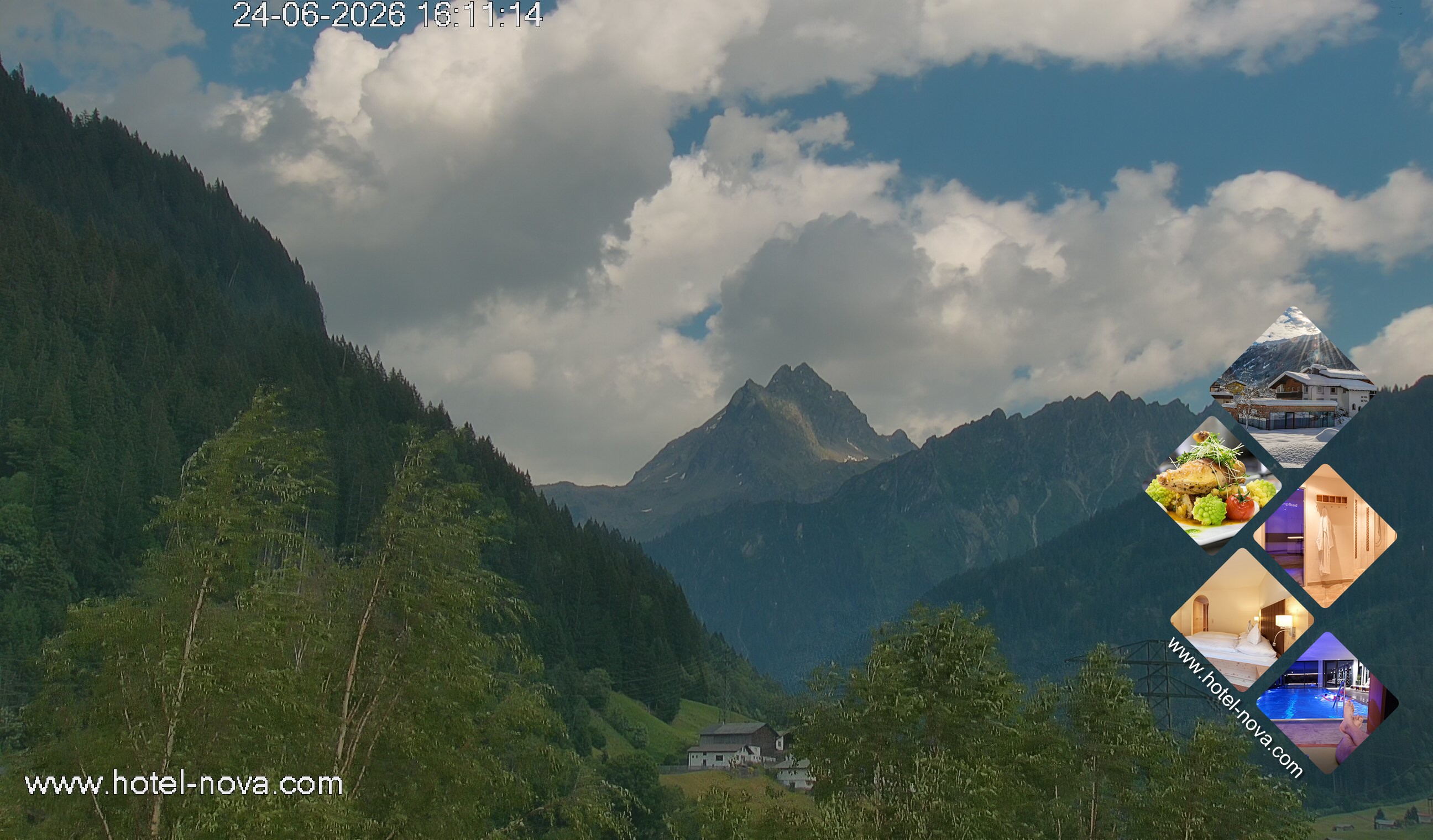 Archiv Foto Webcam Valülla, Silvretta Montafon