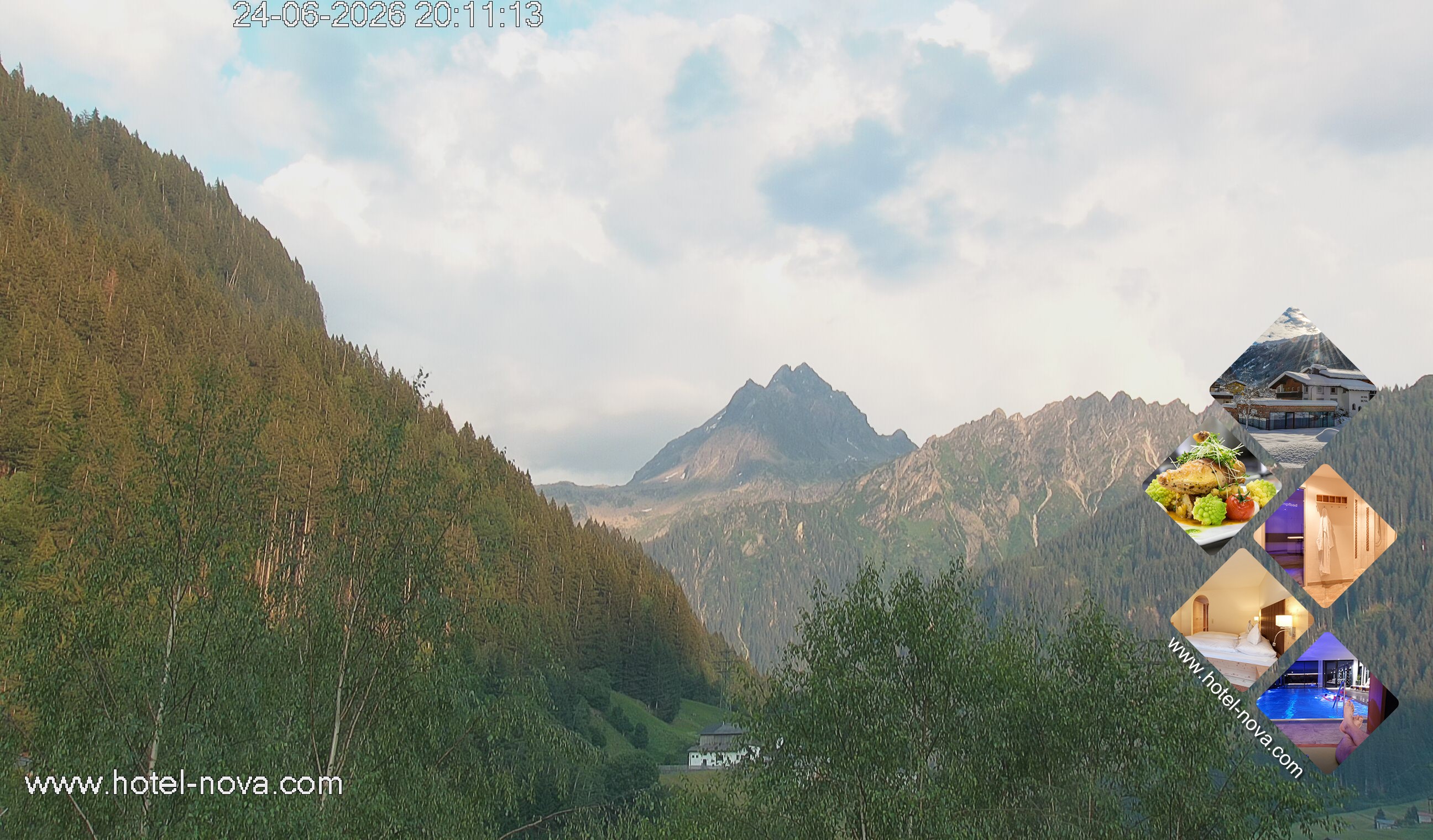 Archived image Webcam Valülla, Hotel Nova