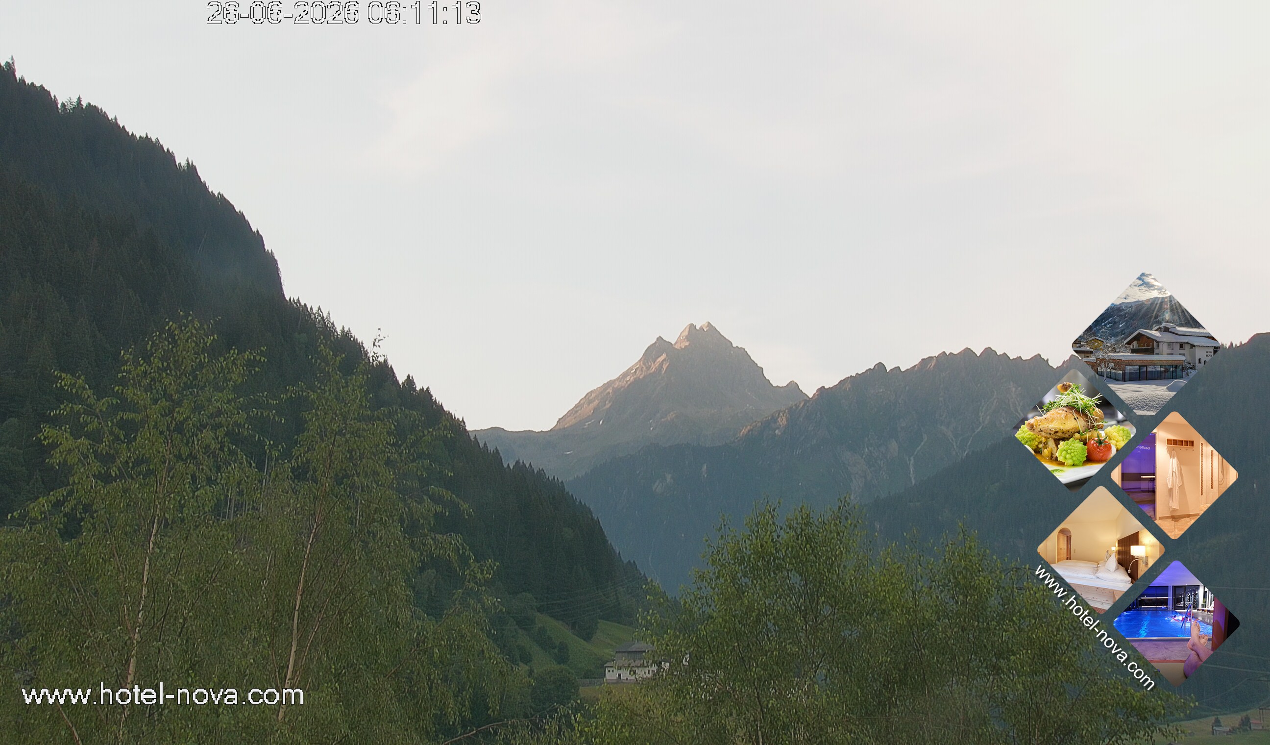 Archiv Foto Webcam Valülla, Silvretta Montafon