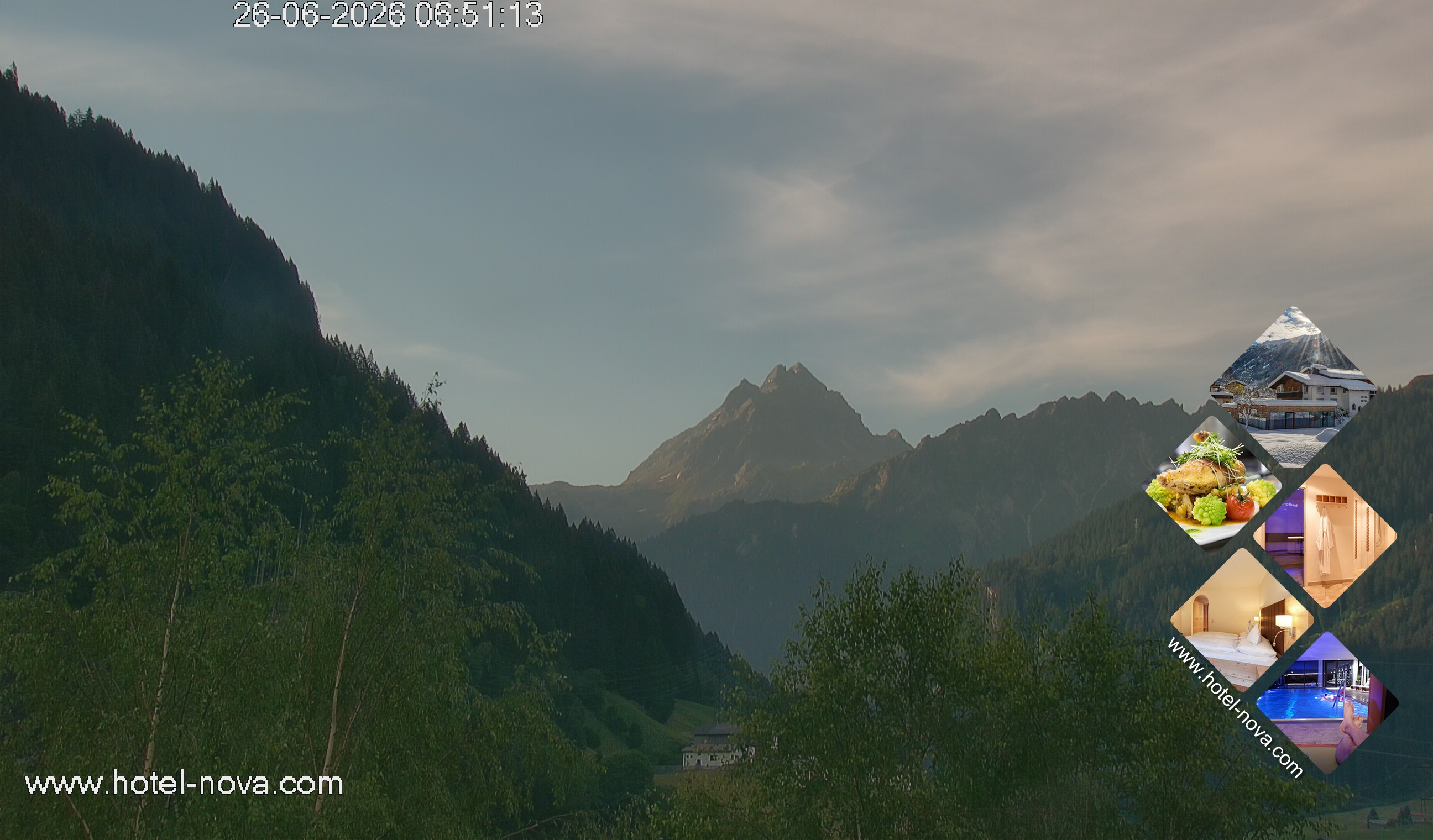 Archiv Foto Webcam Valülla, Silvretta Montafon