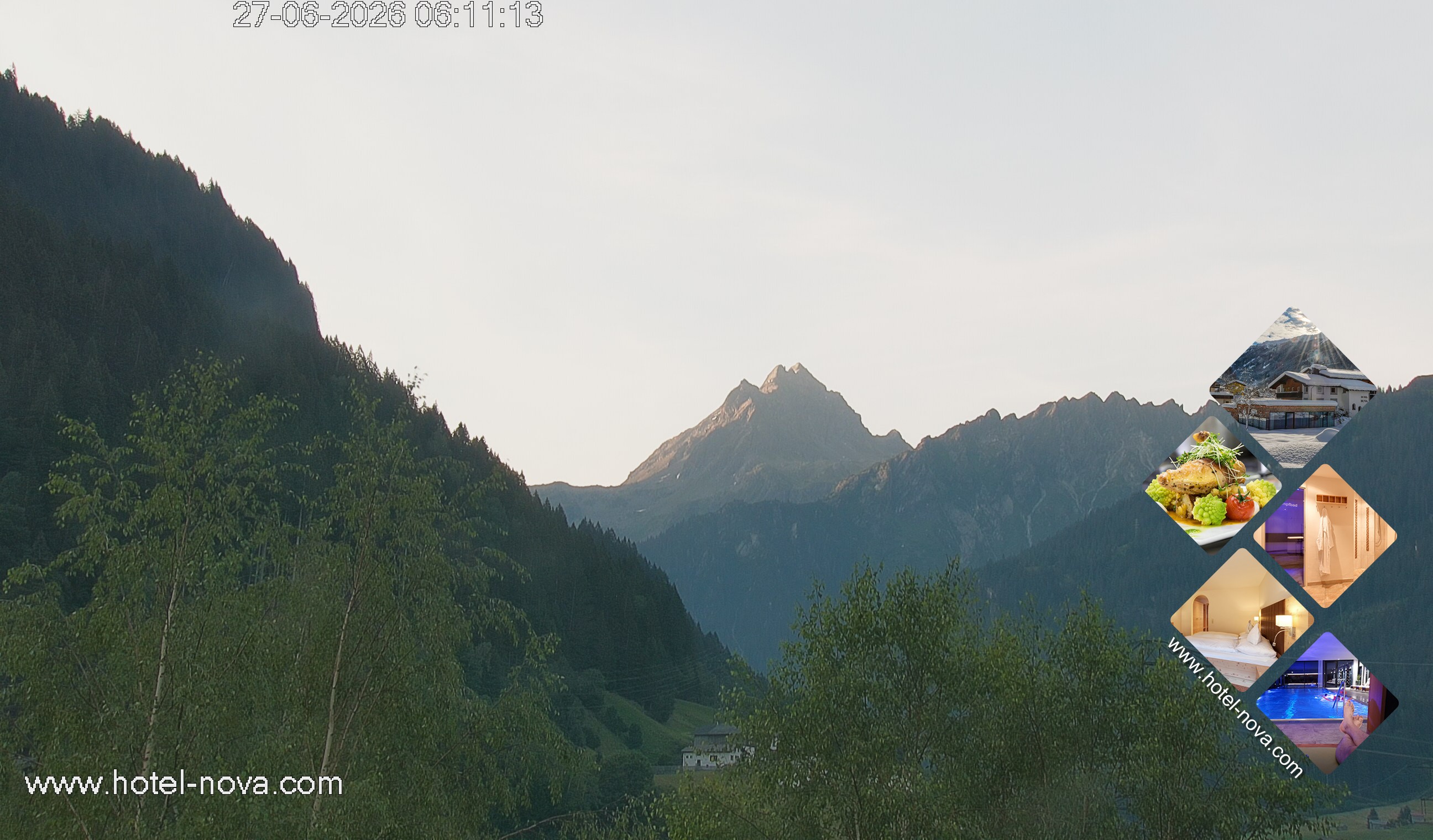 Archiv Foto Webcam Valülla, Silvretta Montafon