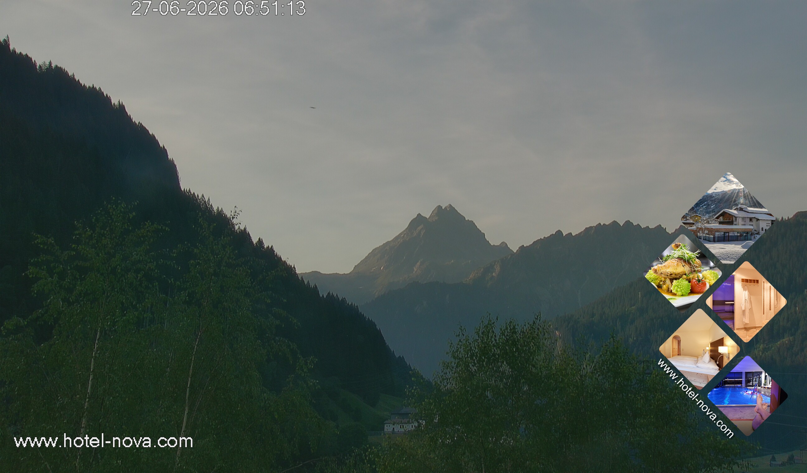 Archiv Foto Webcam Valülla, Silvretta Montafon