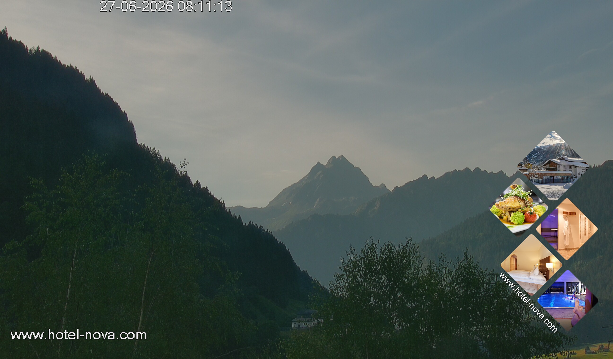 Archiv Foto Webcam Valülla, Silvretta Montafon