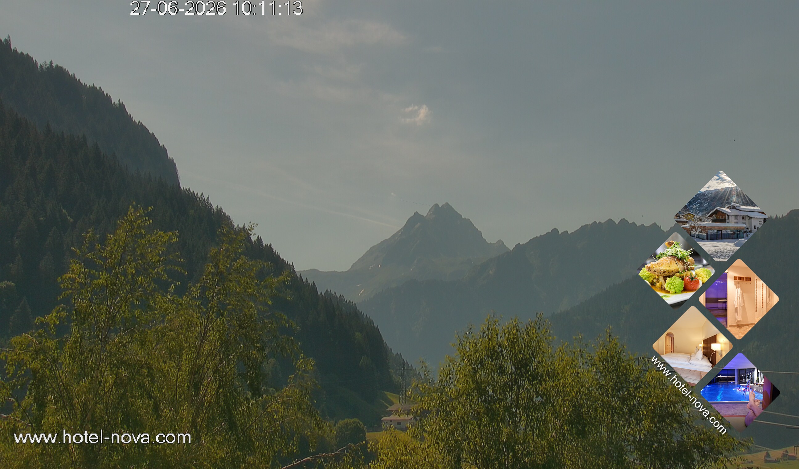 Archiv Foto Webcam Valülla, Silvretta Montafon