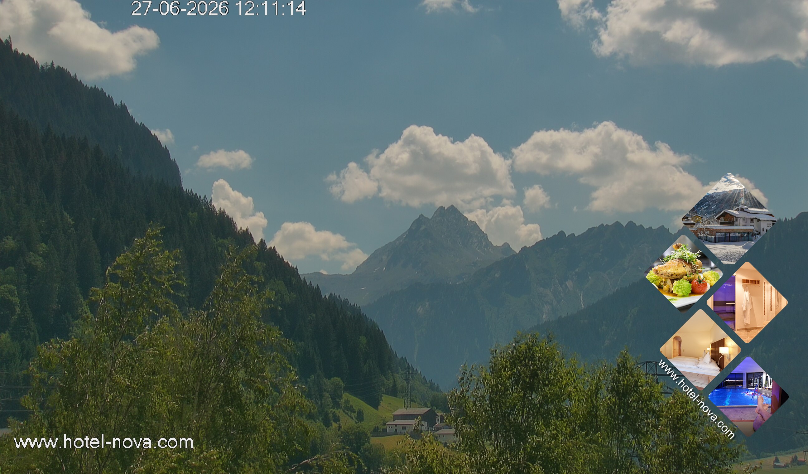 Archiv Foto Webcam Valülla, Silvretta Montafon