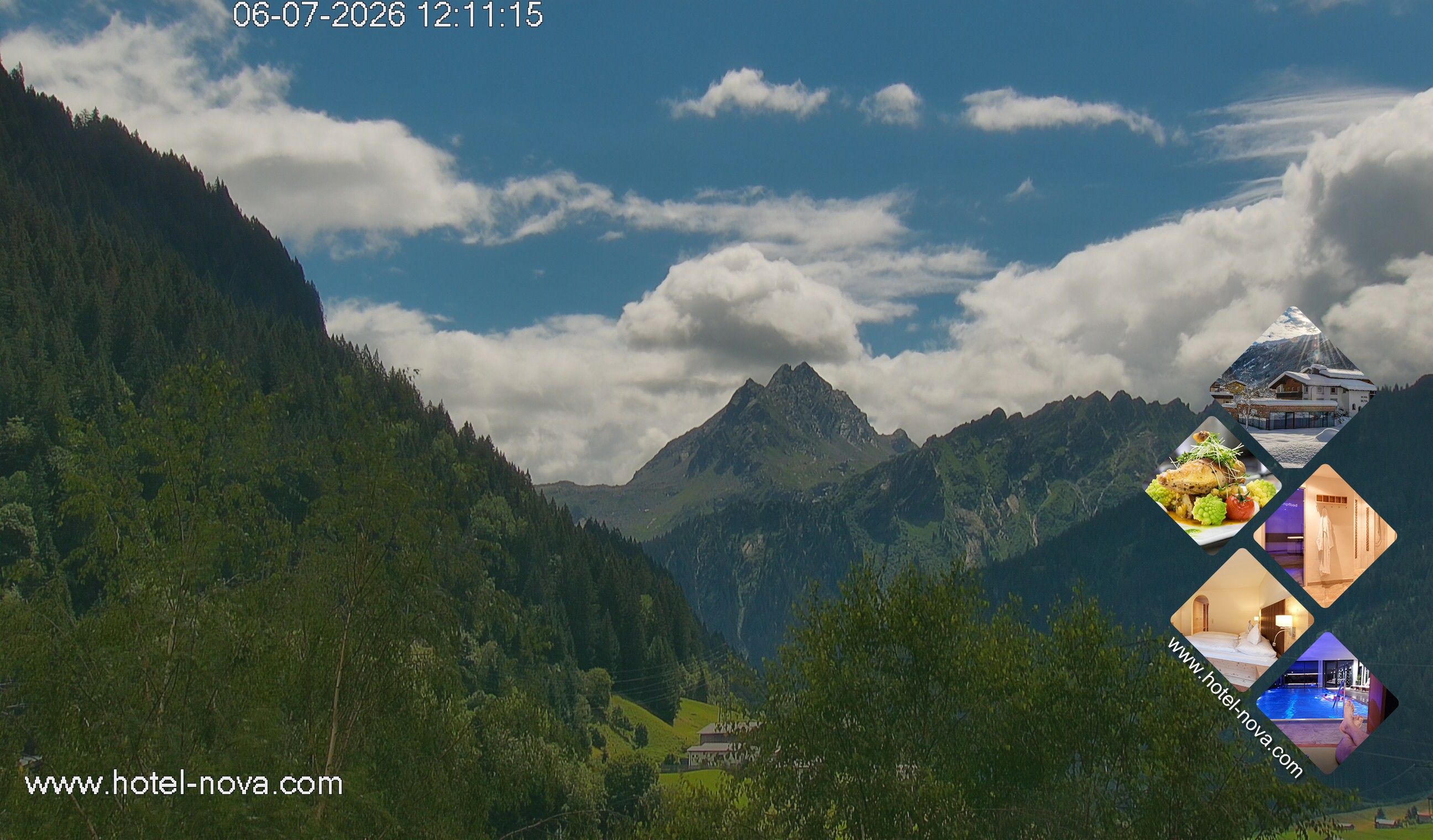 Archiv Foto Webcam Valülla, Silvretta Montafon
